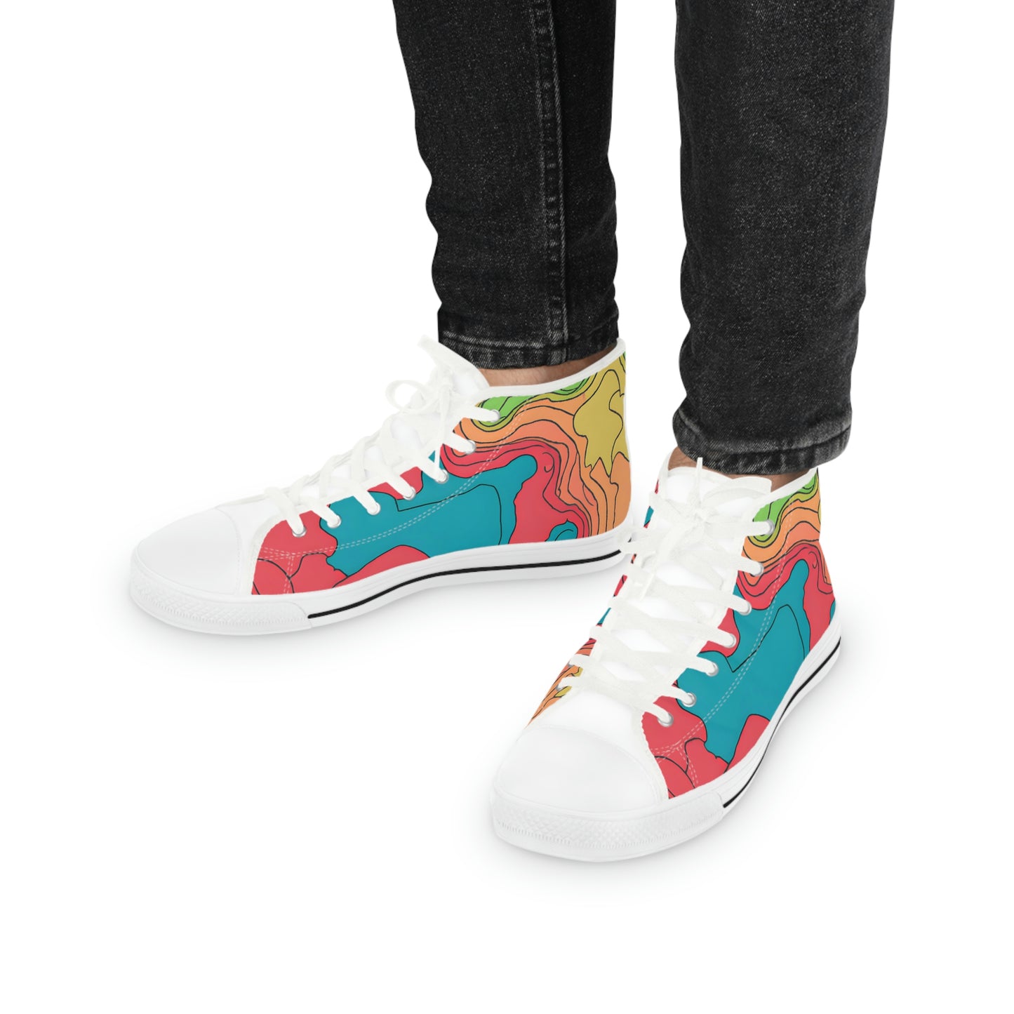 Mitri Winifred - Men's High-Top Sneakers