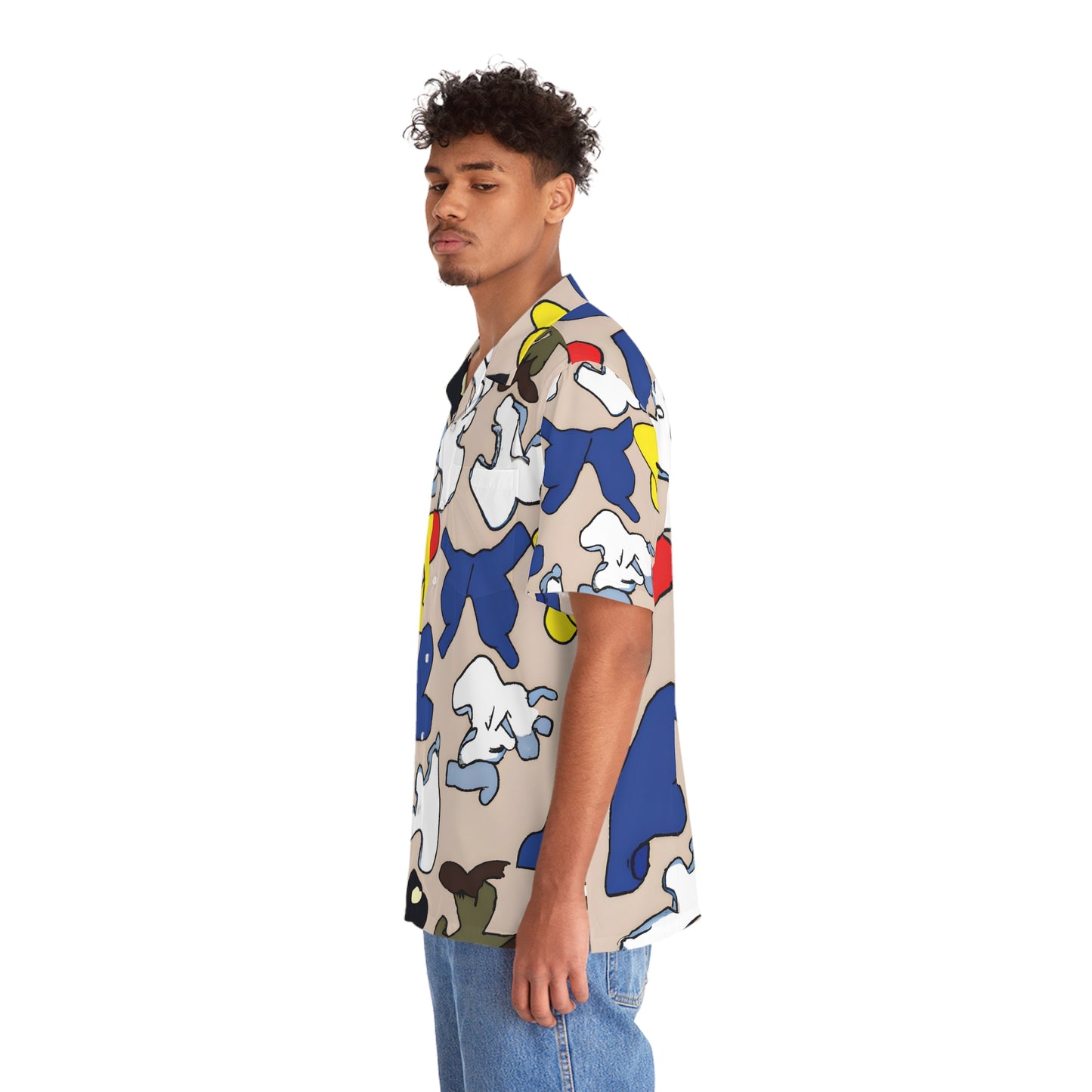 Munie Roscoe - Men's Button-Down Short-Sleeve