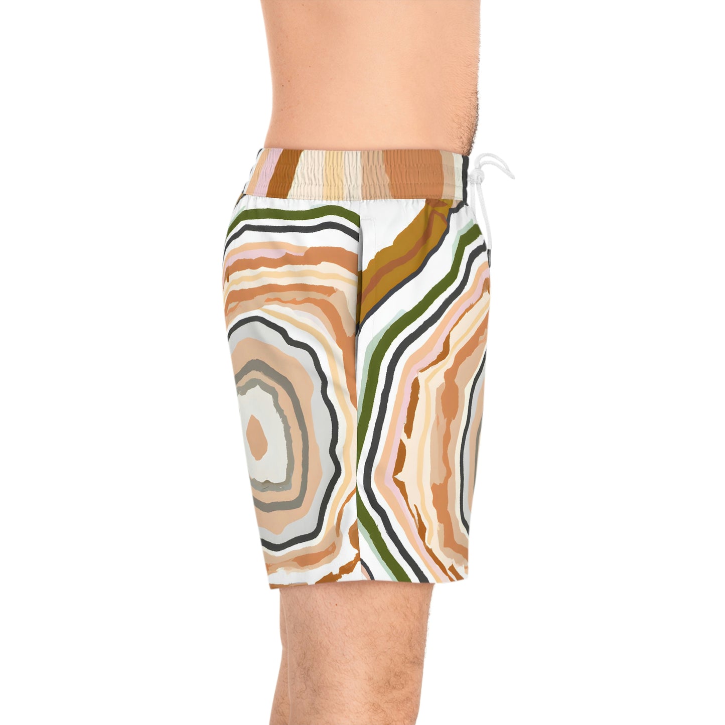 Mitri Norman - Men's Mid-Length Swim Shorts