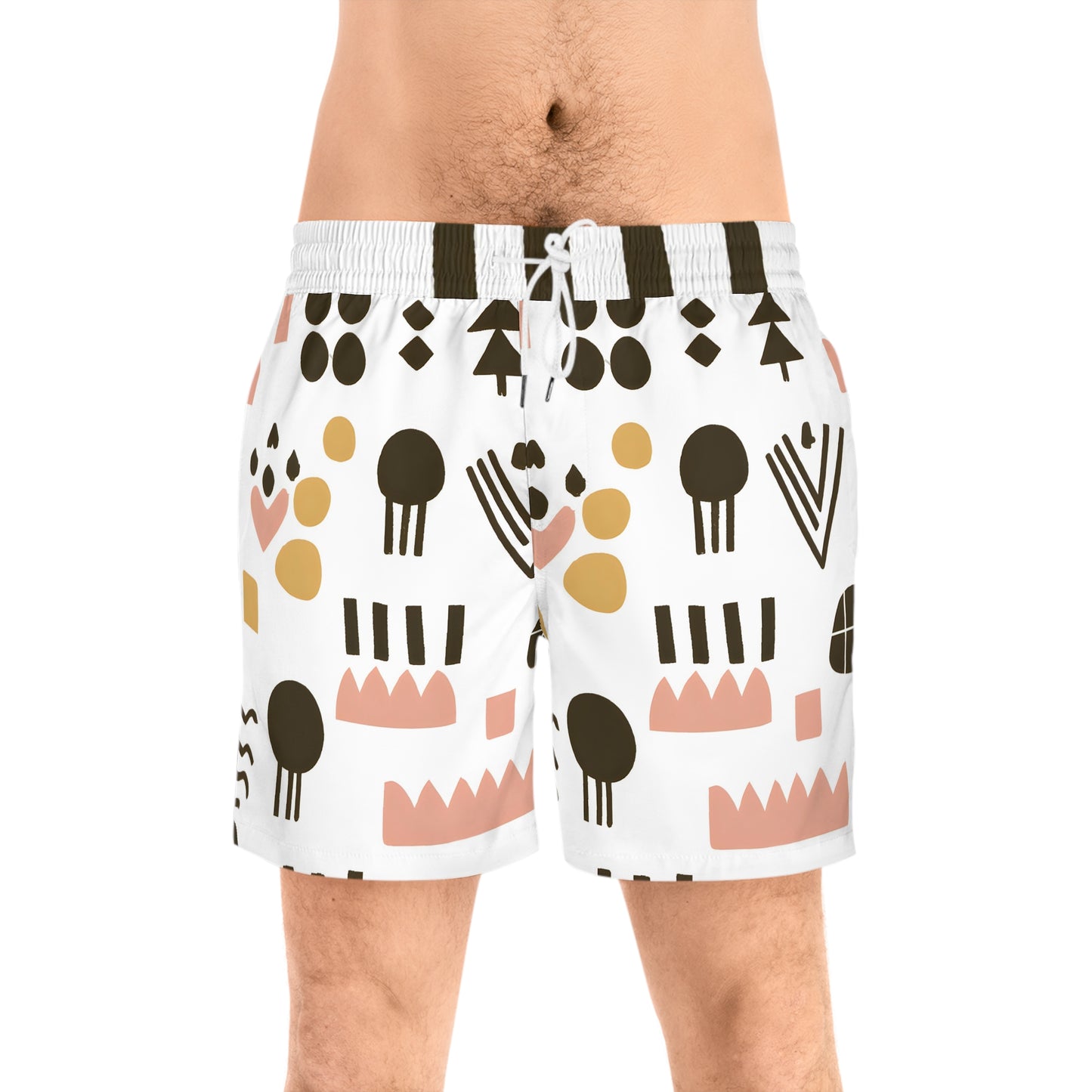 Gestura Reneé - Men's Mid-Length Swim Shorts