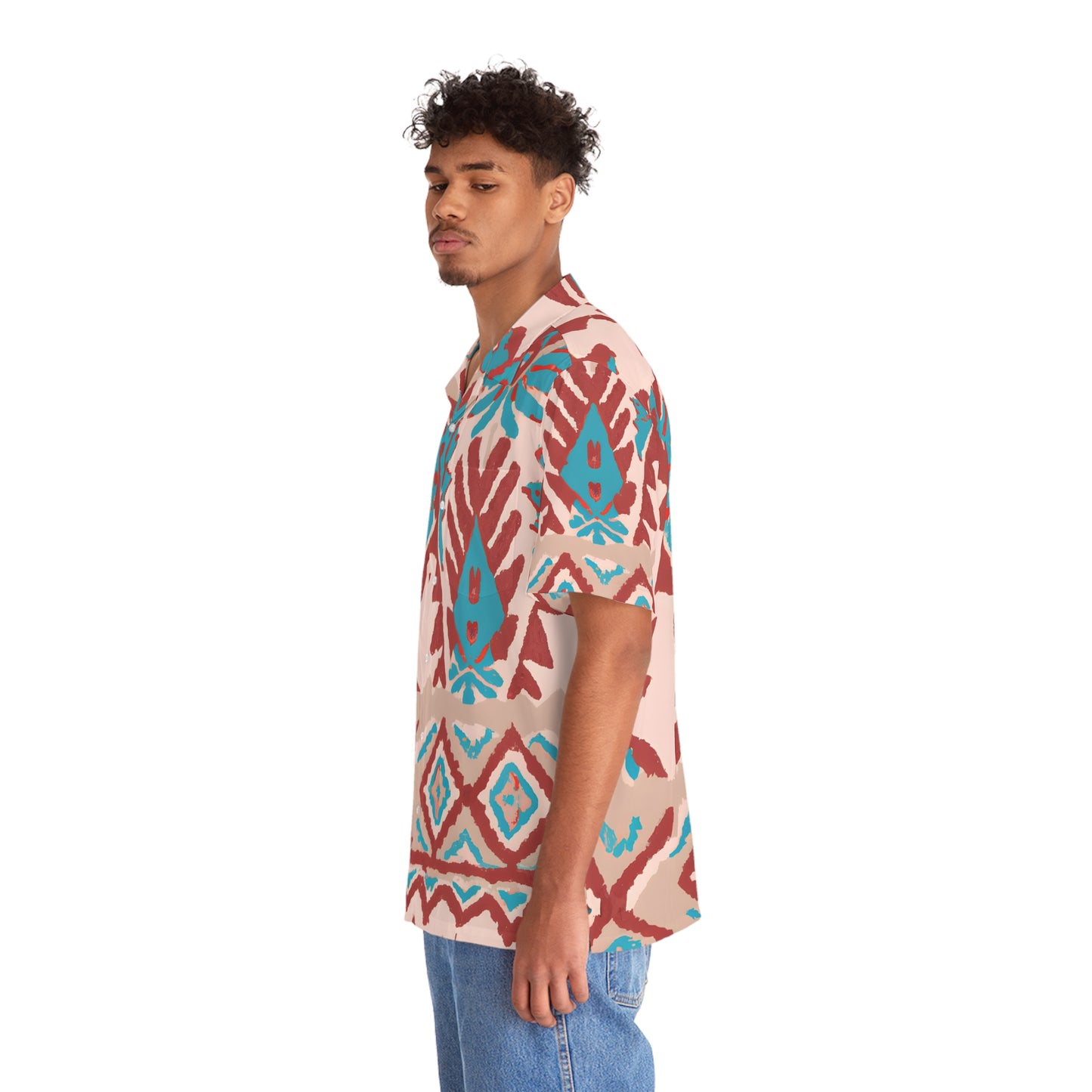 Nativa Donald - Men's Button-Down Short-Sleeve