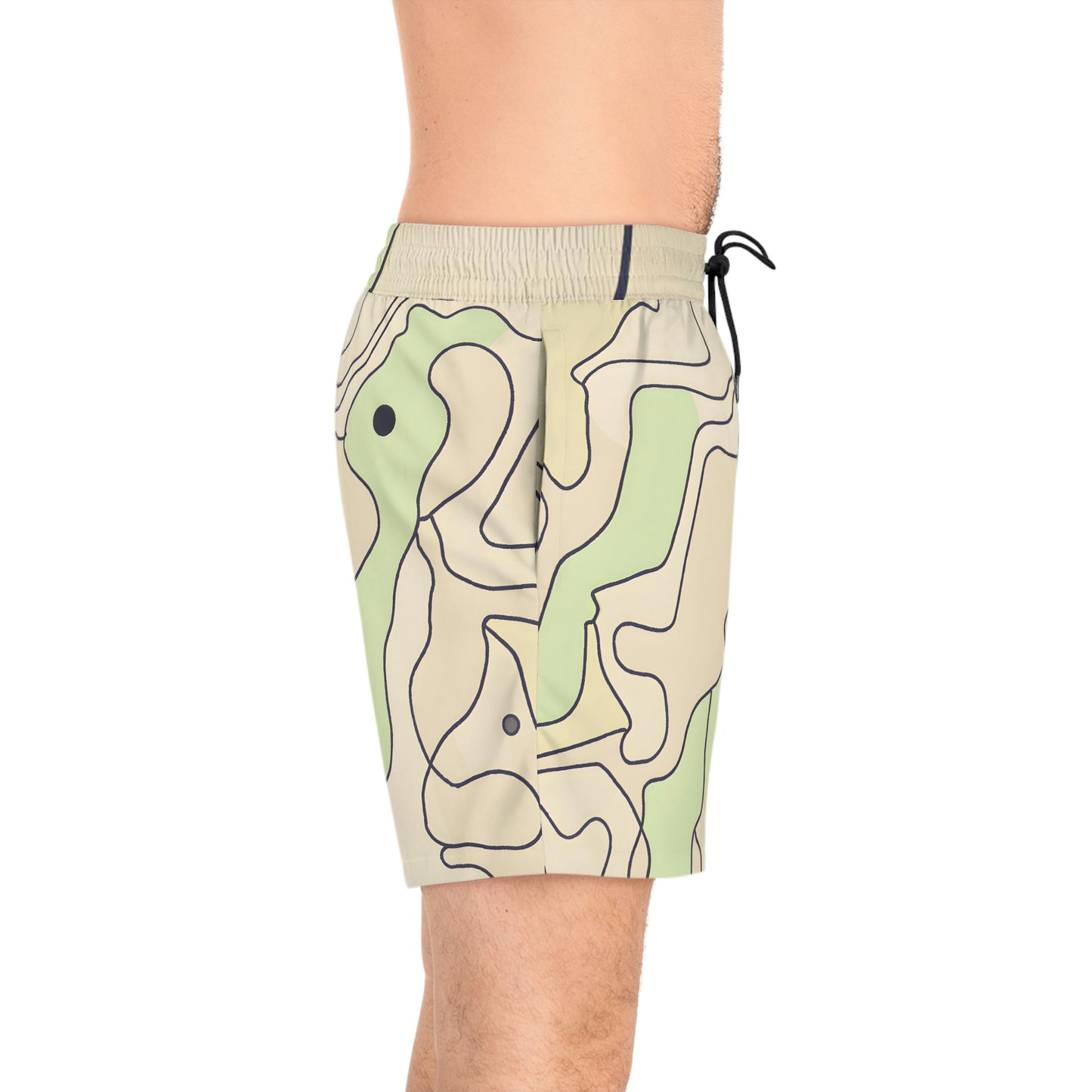 Mitri Ivy - Men's Mid-Length Swim Shorts