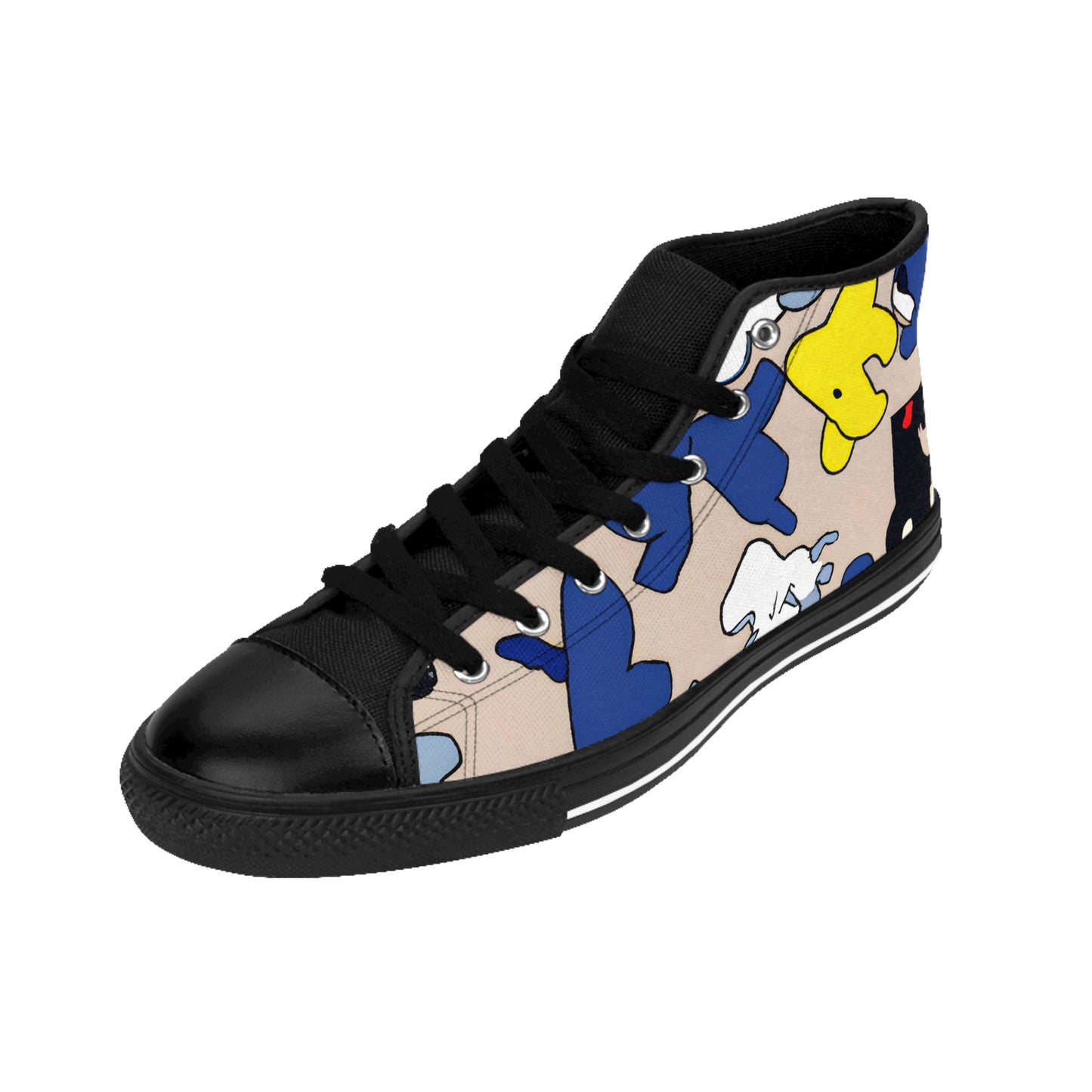 Munie Roscoe - Women's Classic HIgh-Top Sneakers