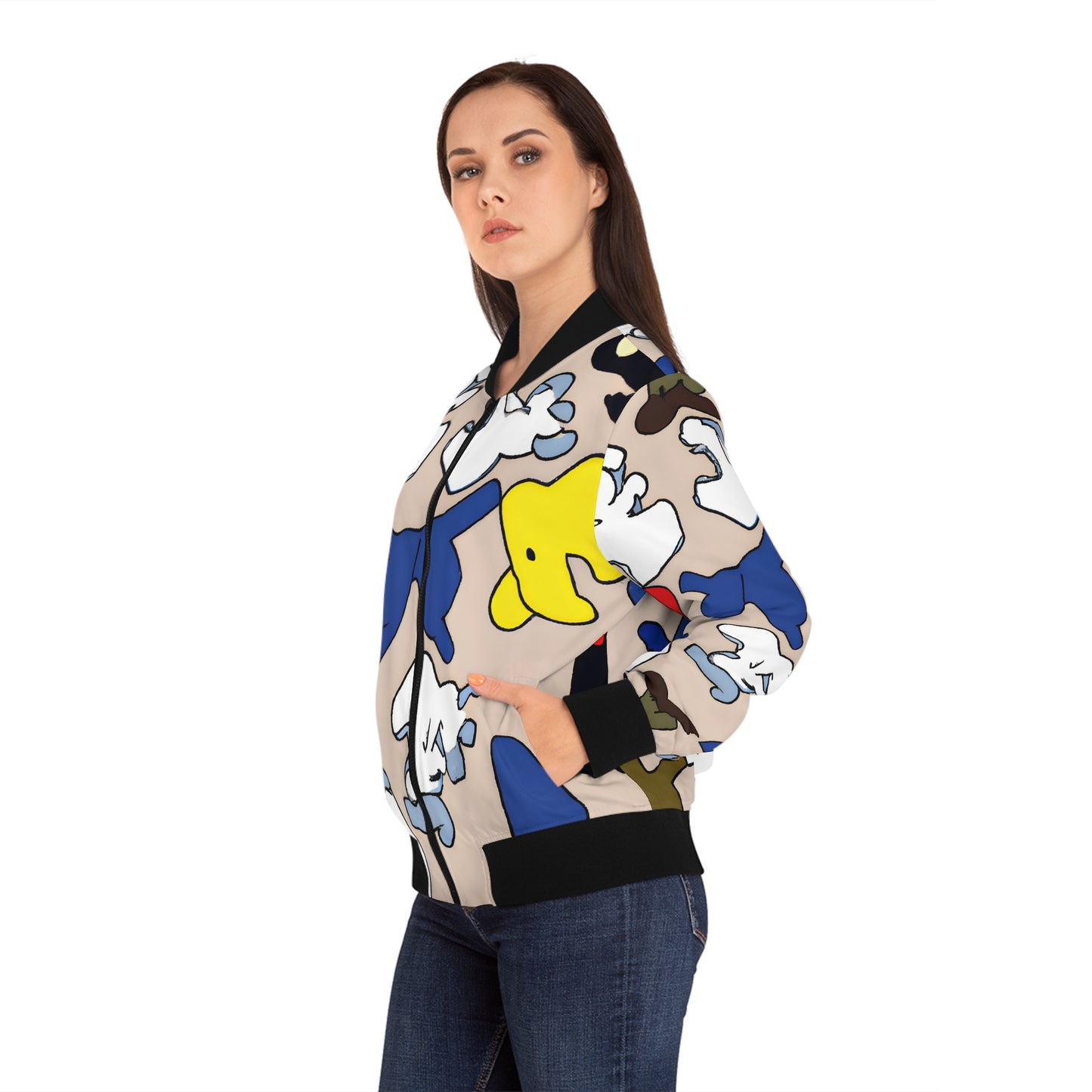 Munie Roscoe - Women's Bomber Jacket