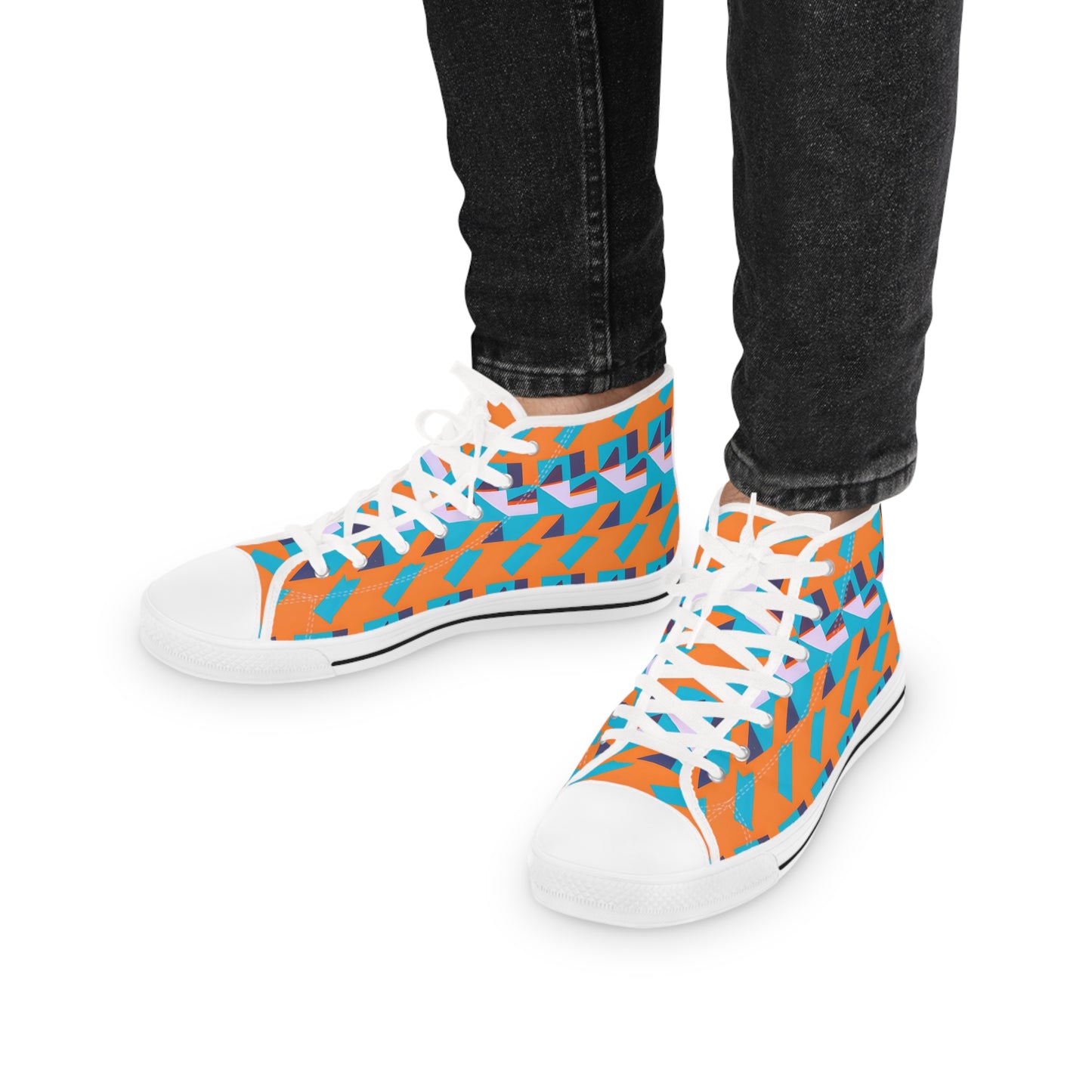 Metriqué Nellie - Men's High-Top Sneakers