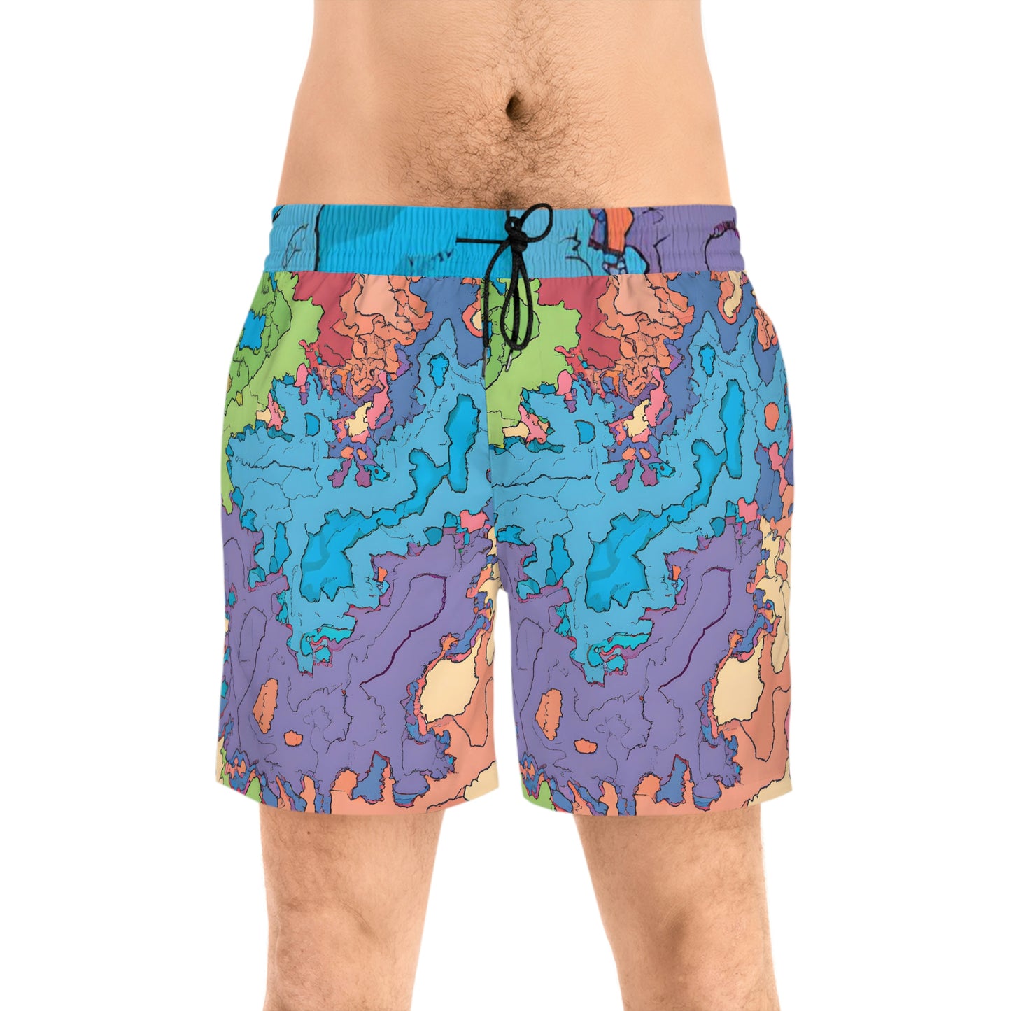 Mitri Winston - Men's Mid-Length Swim Shorts