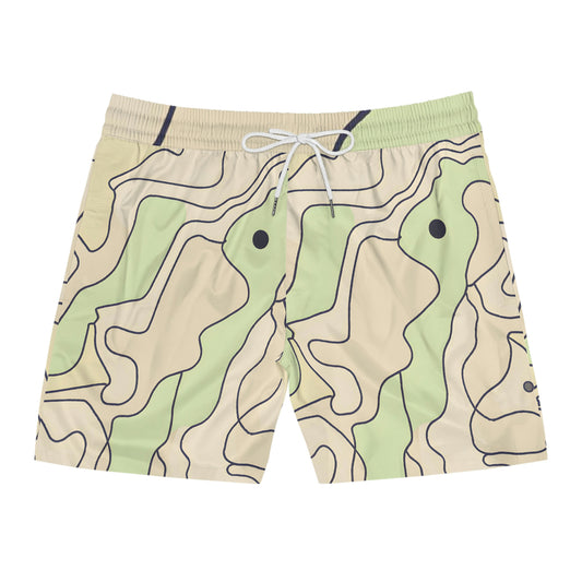 Mitri Ivy - Men's Mid-Length Swim Shorts