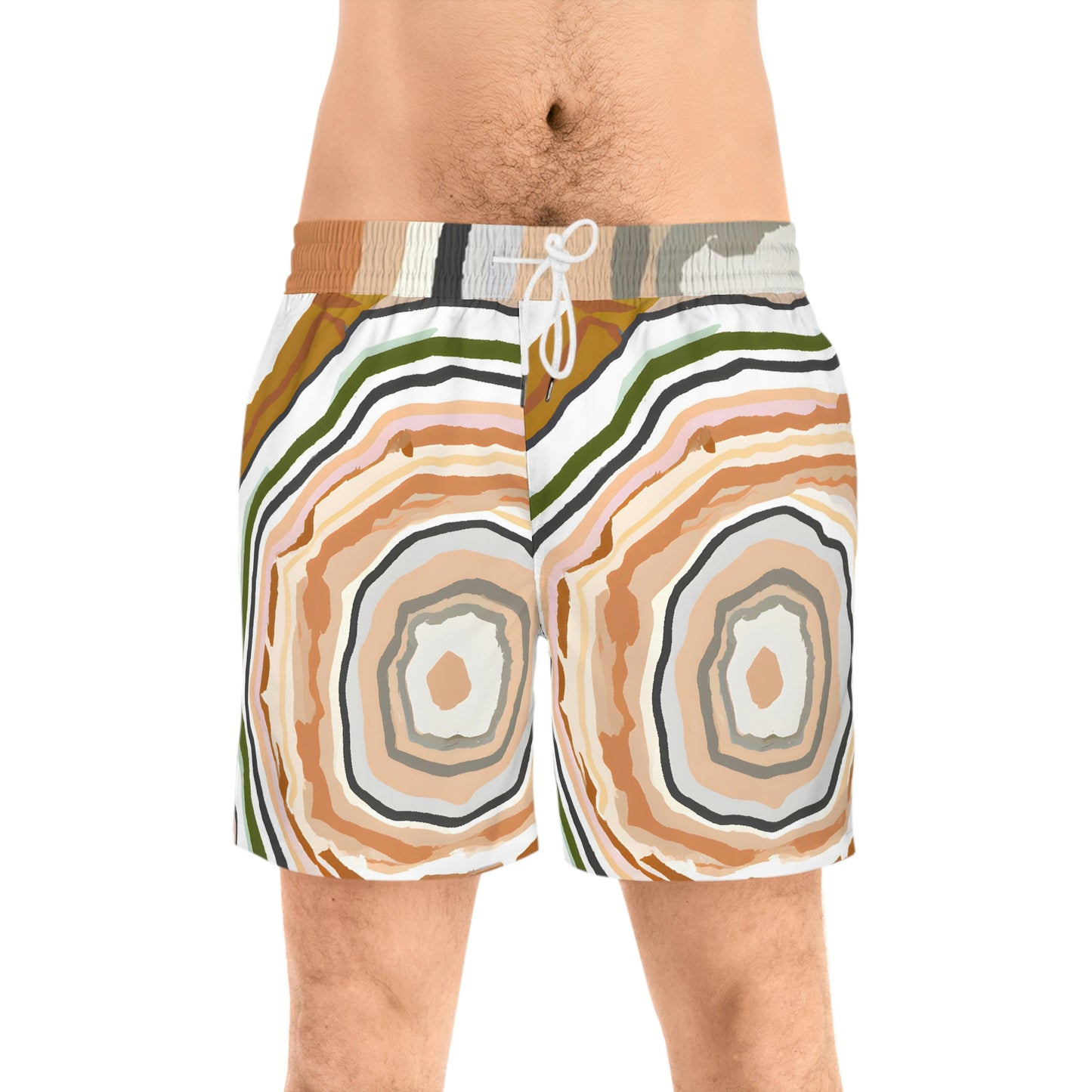 Mitri Norman - Men's Mid-Length Swim Shorts