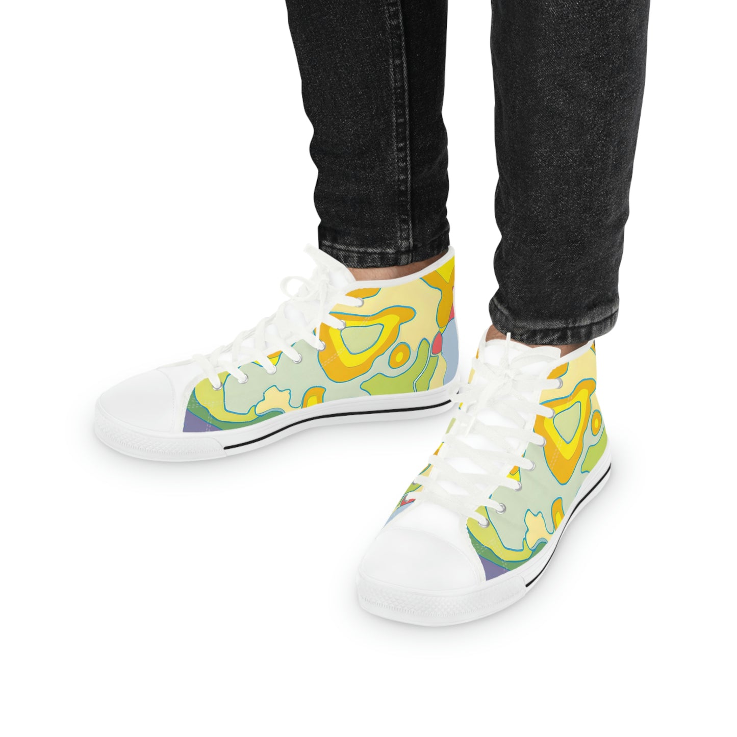 Mitri Myrtle - Men's High-Top Sneakers