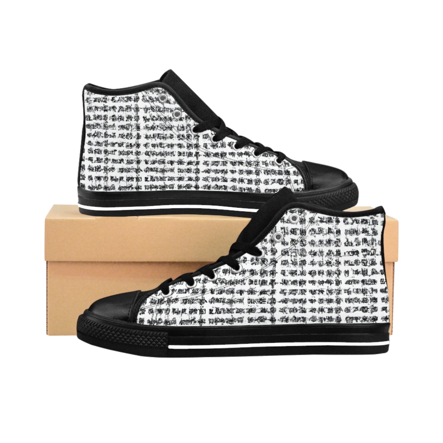 Cion Irene - Women's Classic HIgh-Top Sneakers