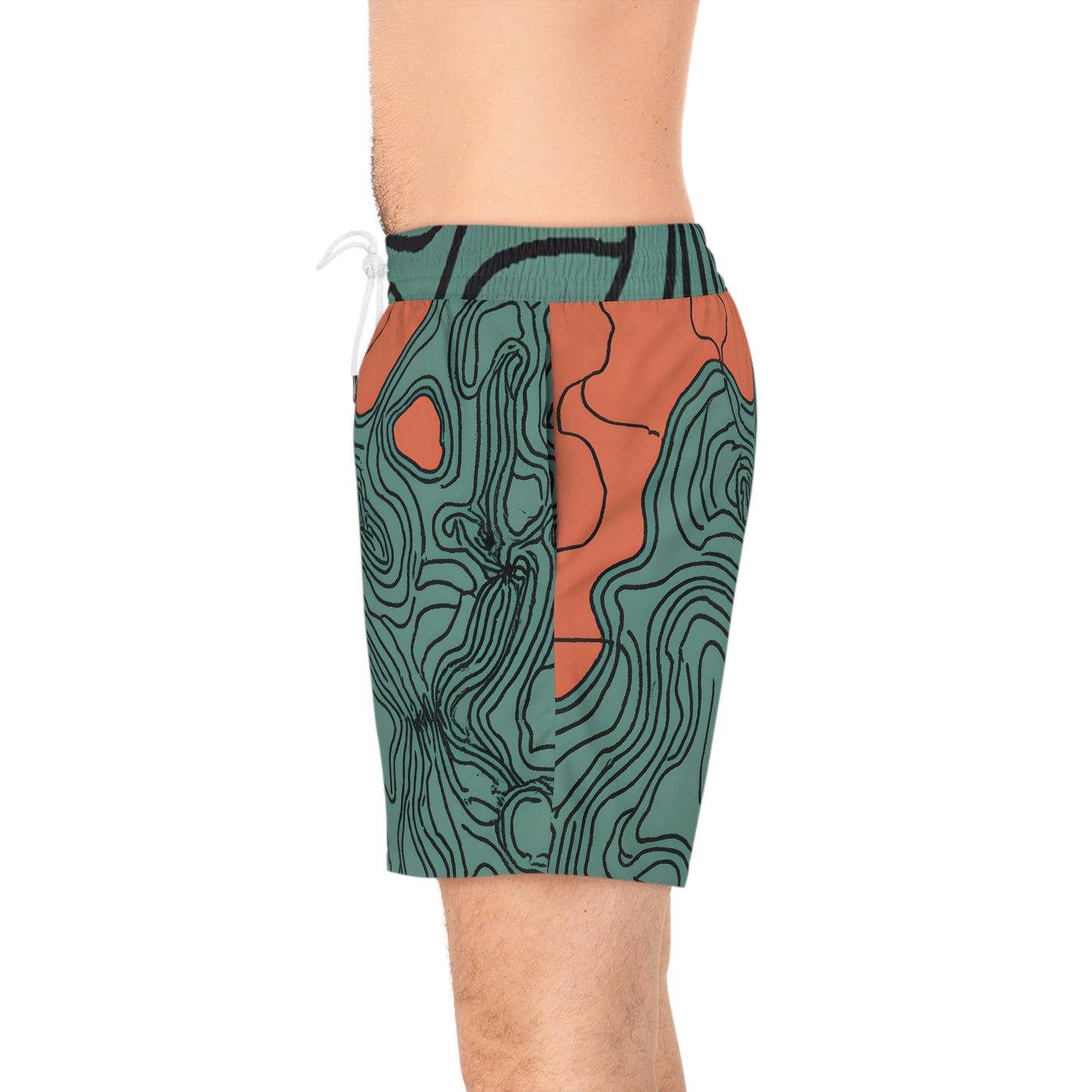 Mitri Evelyn - Men's Mid-Length Swim Shorts