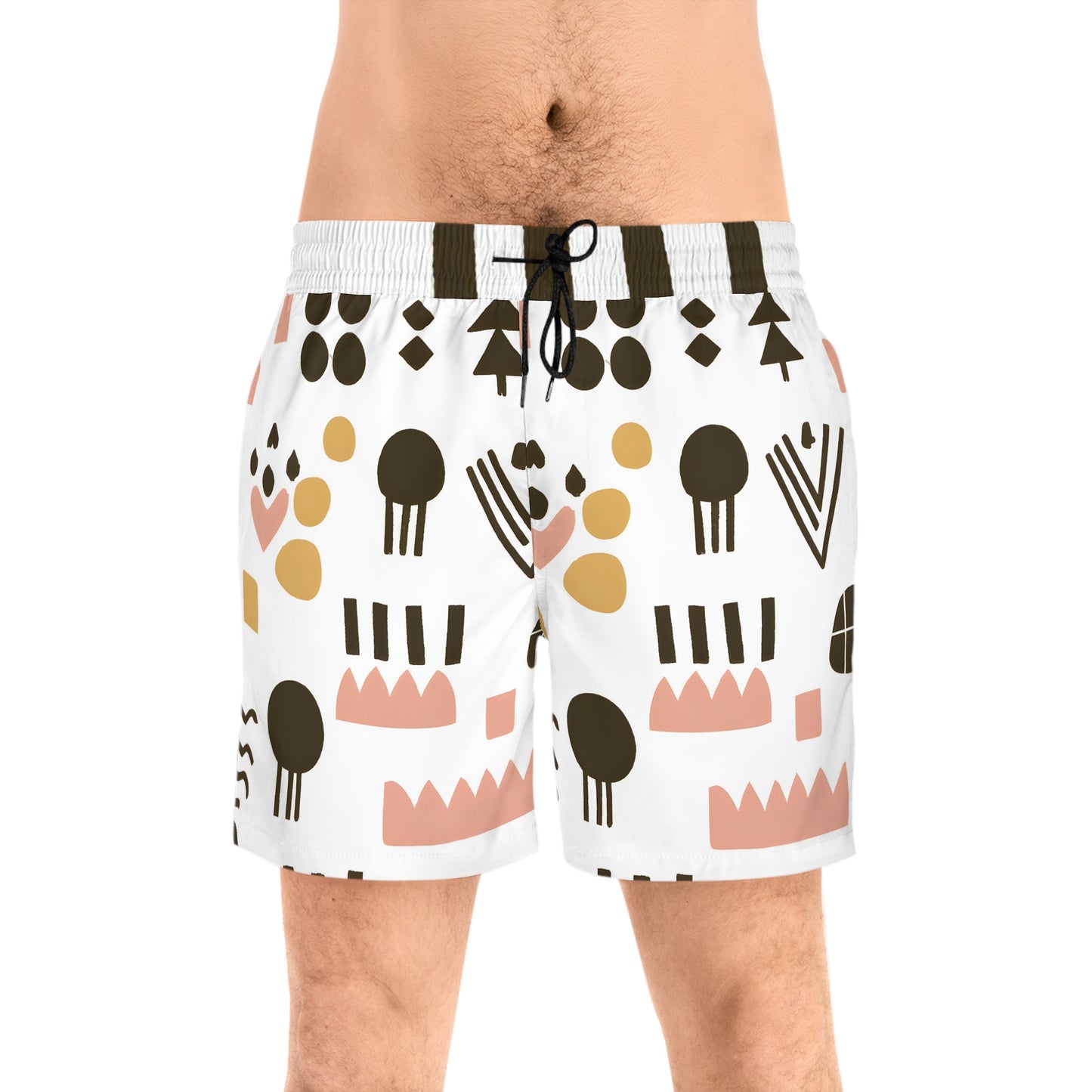 Gestura Reneé - Men's Mid-Length Swim Shorts