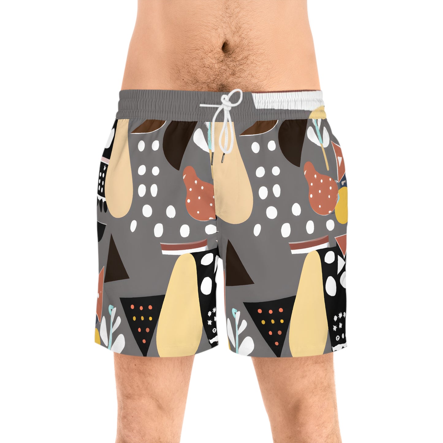 Gestura Clara - Men's Mid-Length Swim Shorts