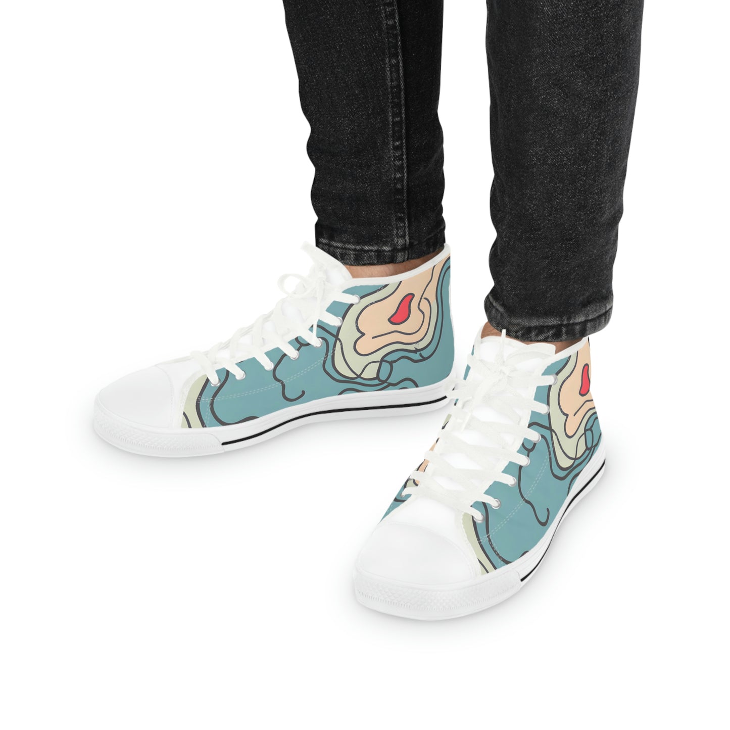 Mitri Ruthanne - Men's High-Top Sneakers