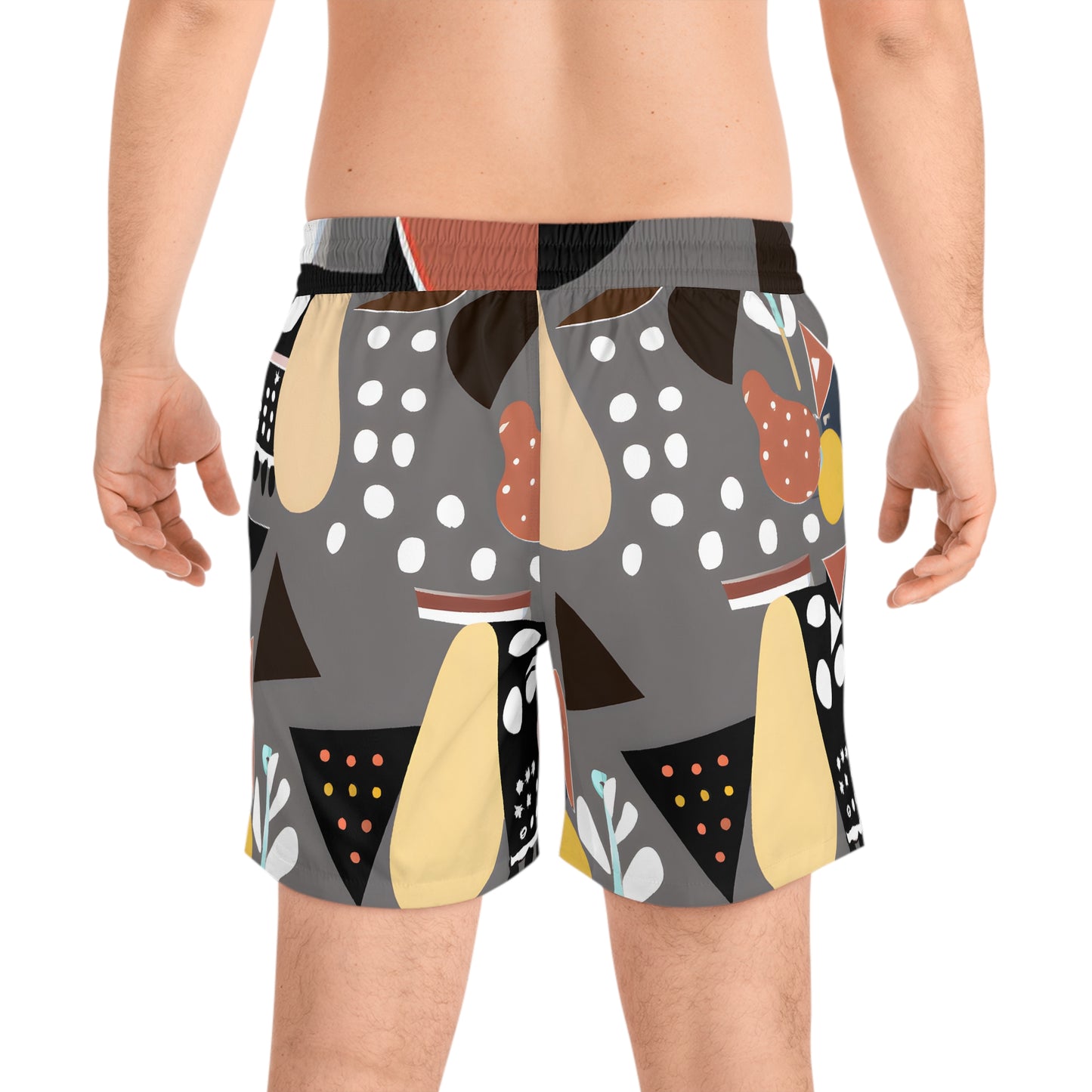 Gestura Clara - Men's Mid-Length Swim Shorts