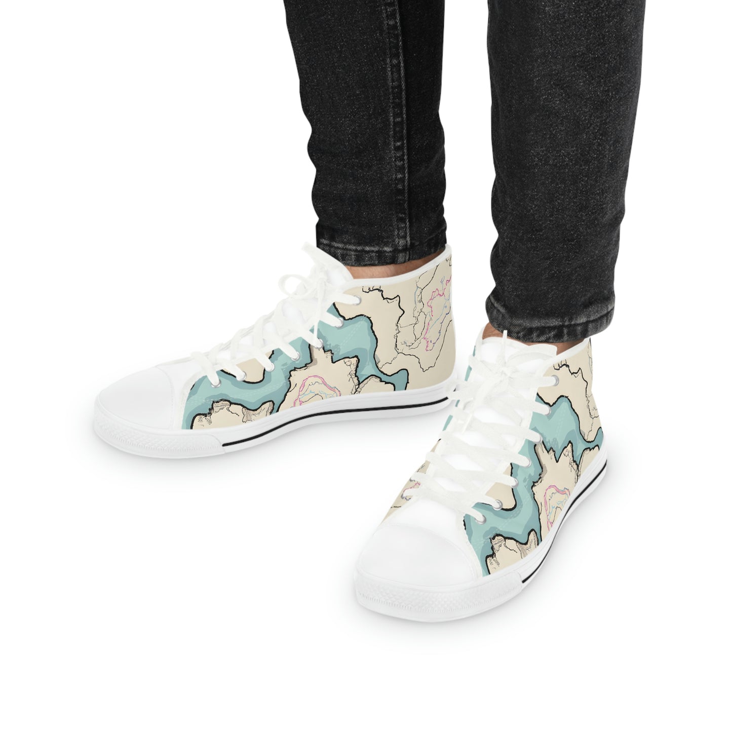 Mitri Lillyann - Men's High-Top Sneakers