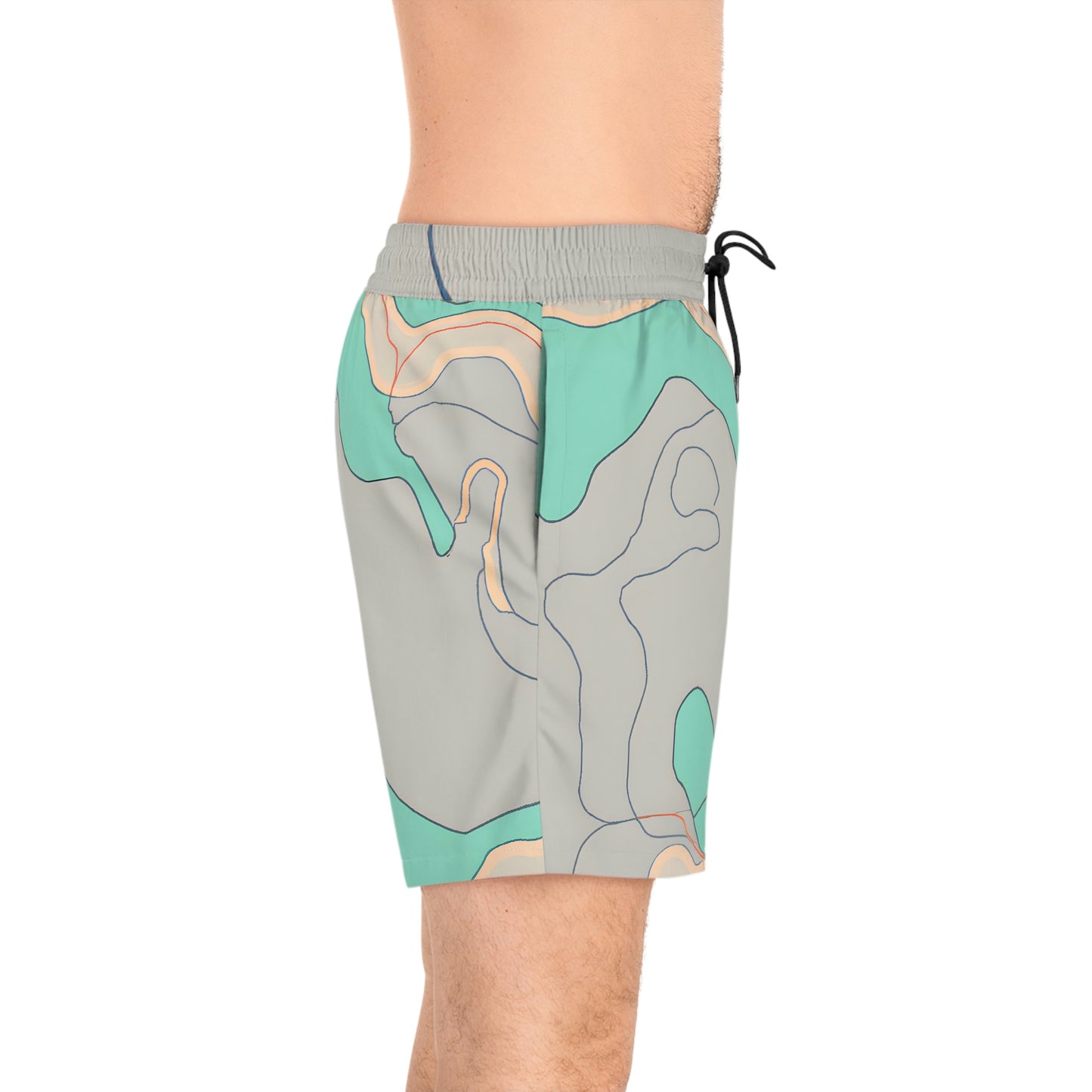 Mitri Joycelyn - Men's Mid-Length Swim Shorts