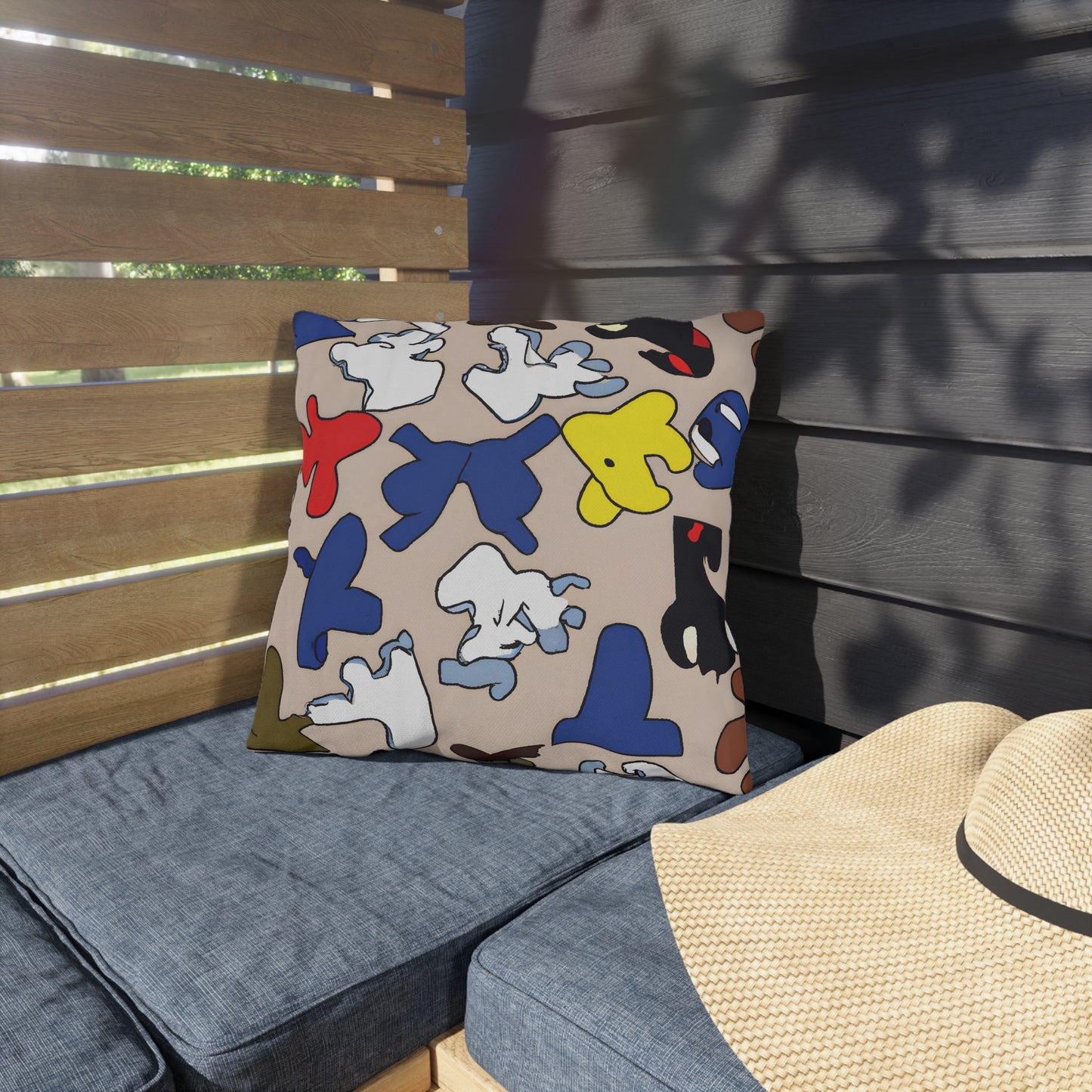 Munie Roscoe - Outdoor Art Pillow