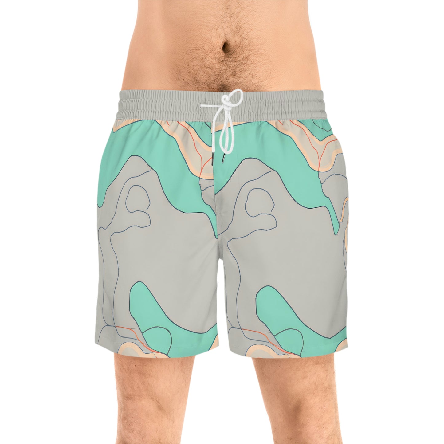 Mitri Joycelyn - Men's Mid-Length Swim Shorts