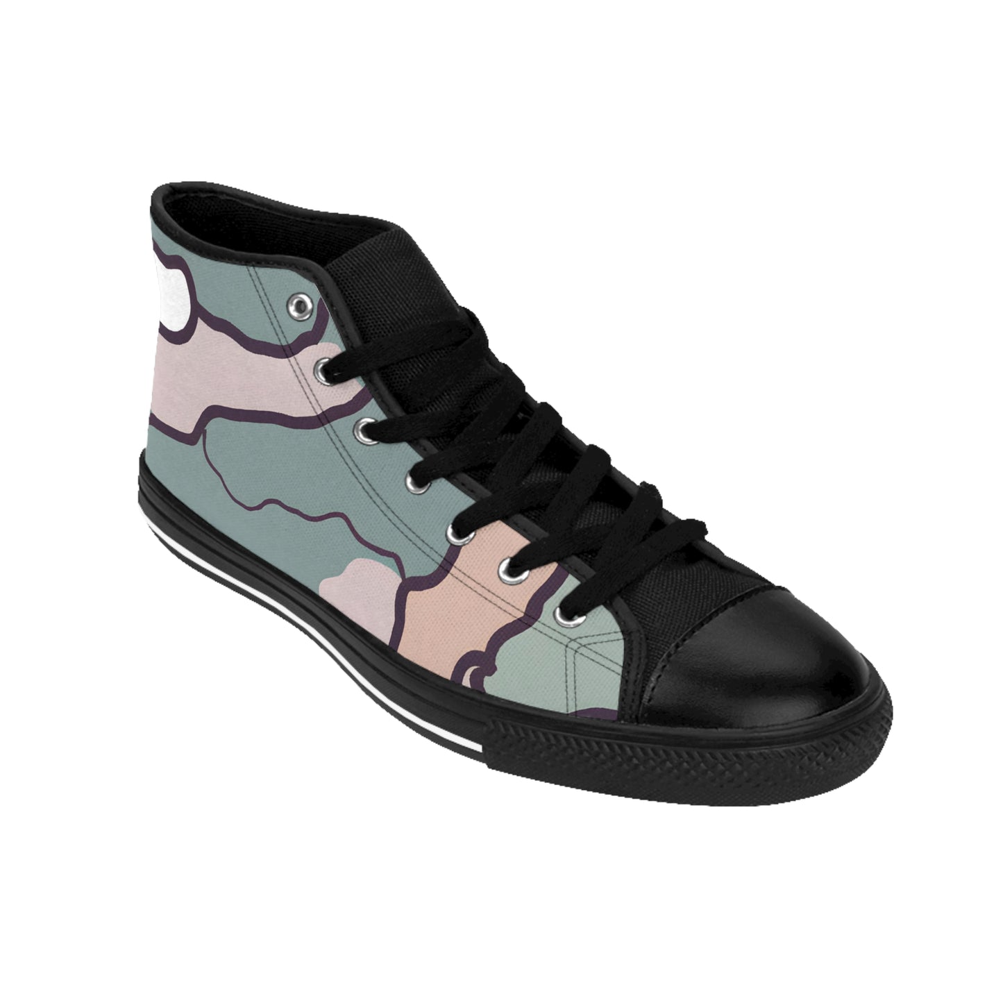 Mitri Charlotte - Women's Classic HIgh-Top Sneakers