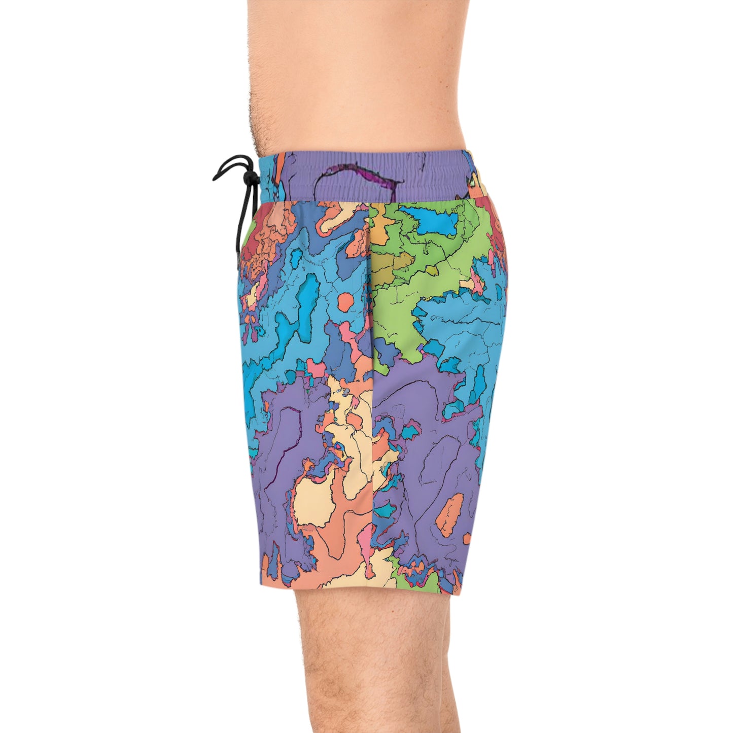 Mitri Winston - Men's Mid-Length Swim Shorts