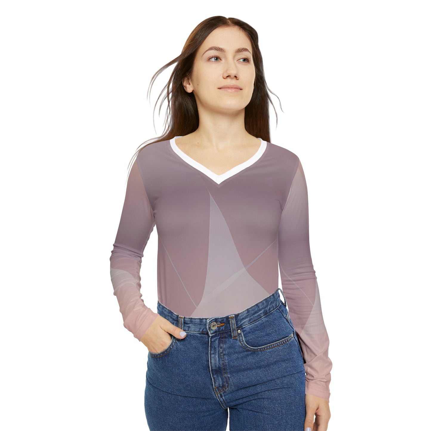 Grada Winfield - Women's Long-Sleeve V-neck Shirt