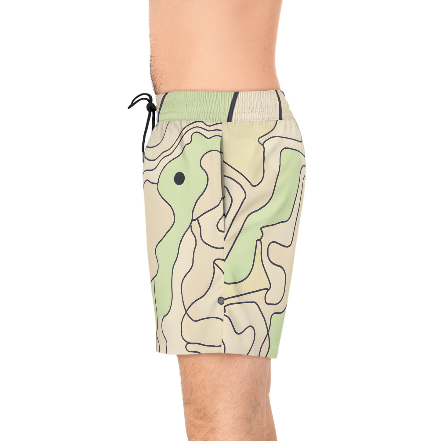 Mitri Ivy - Men's Mid-Length Swim Shorts