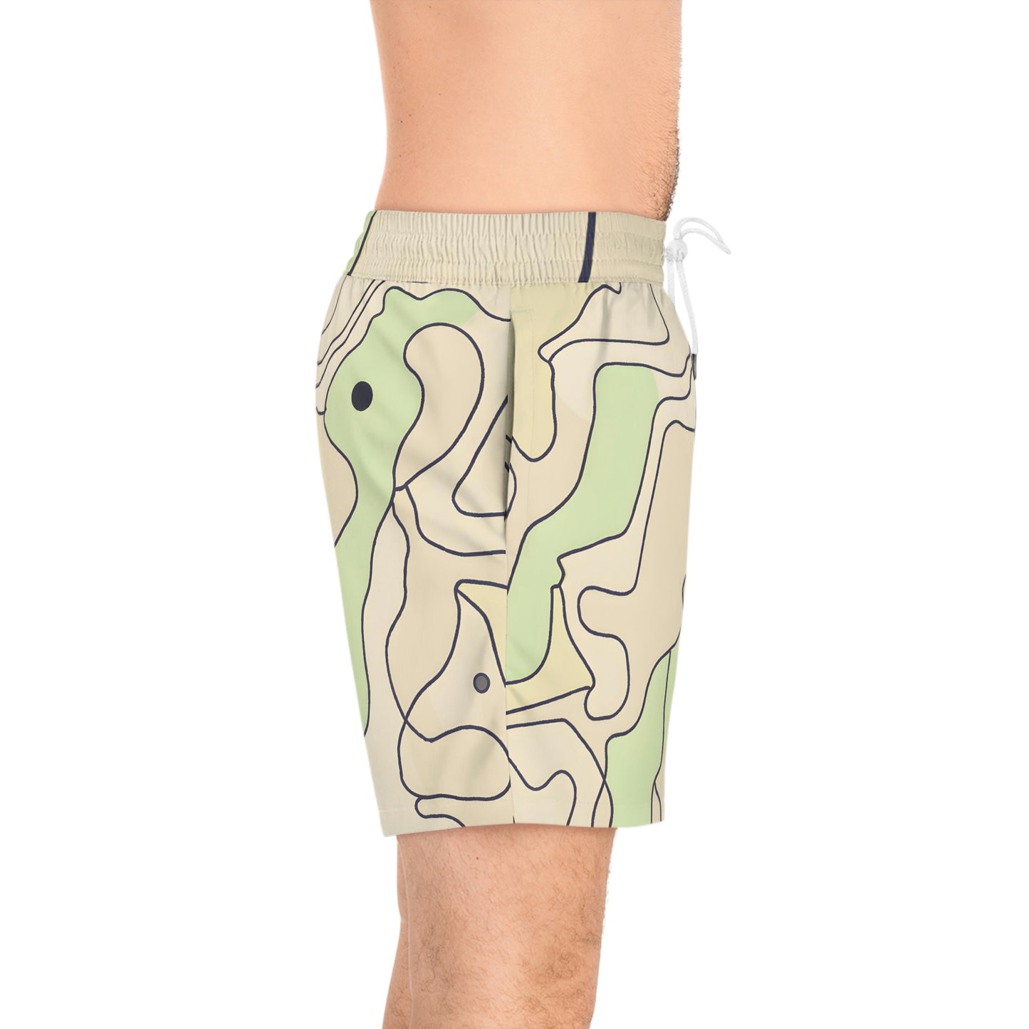 Mitri Ivy - Men's Mid-Length Swim Shorts