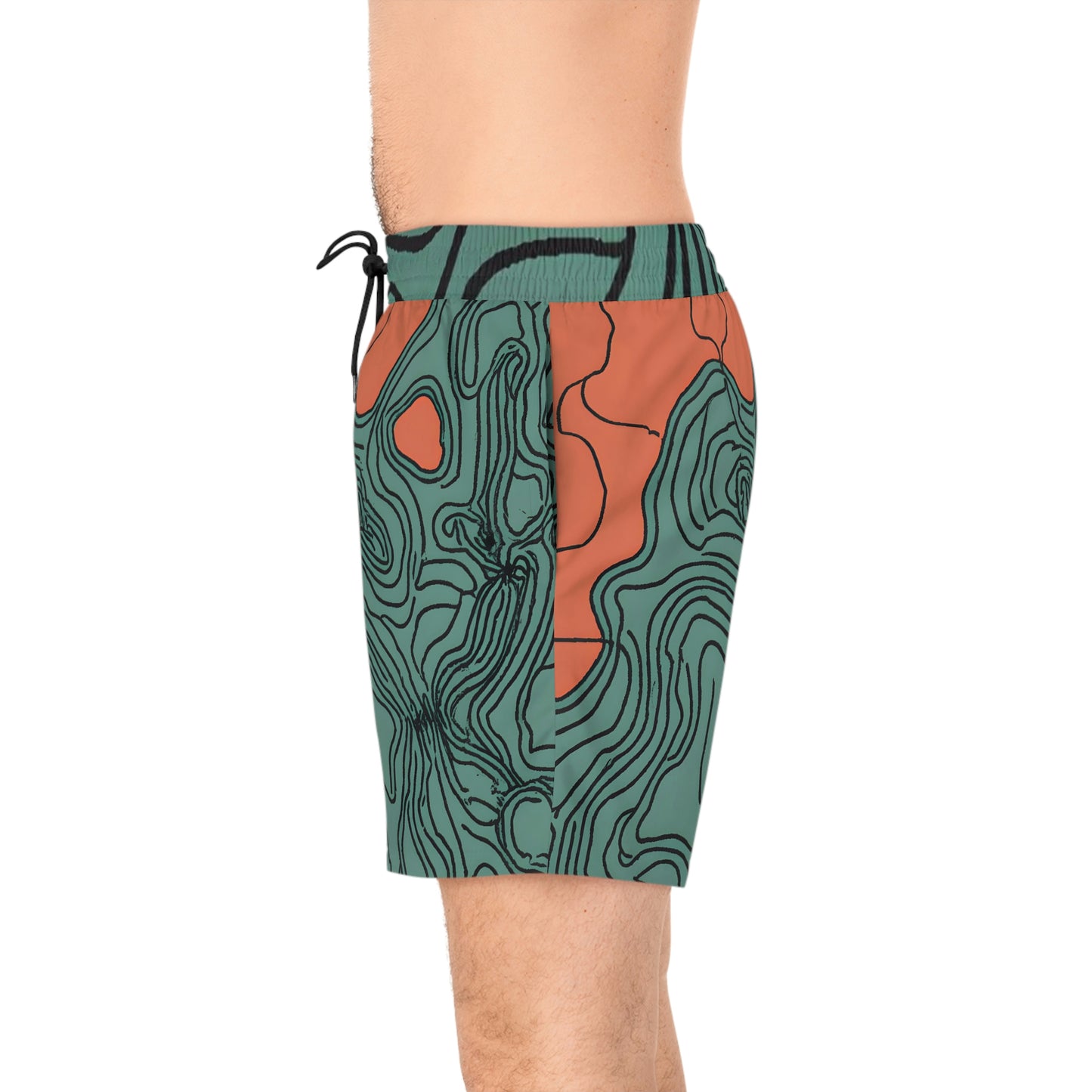 Mitri Evelyn - Men's Mid-Length Swim Shorts