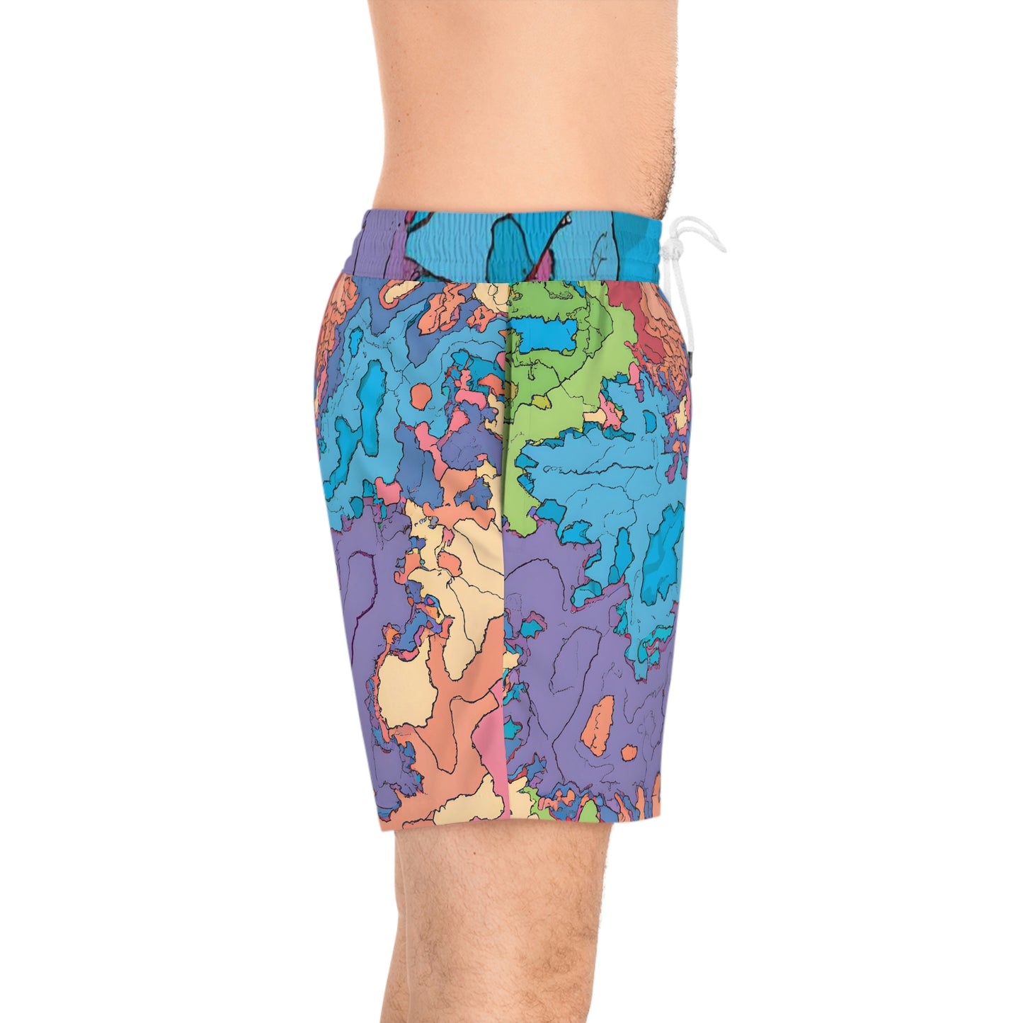 Mitri Winston - Men's Mid-Length Swim Shorts