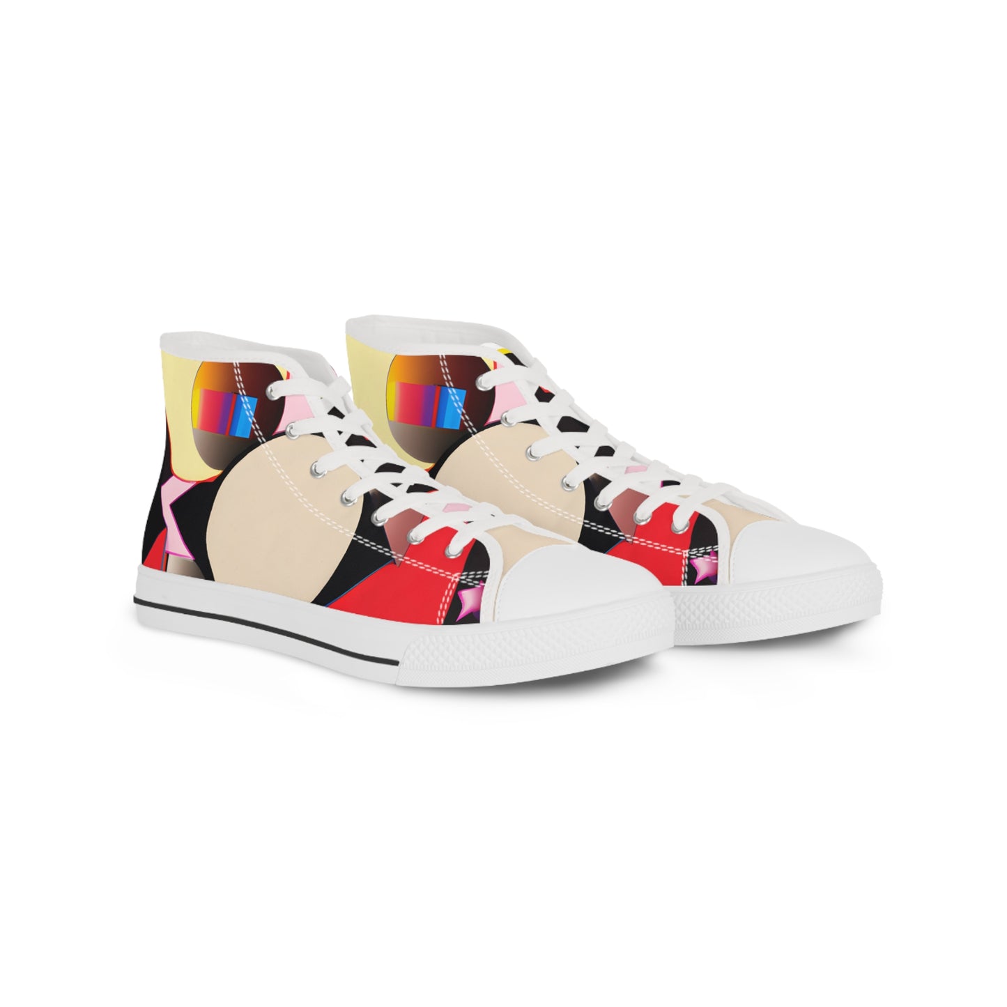 Metriqué Loretta - Men's High-Top Sneakers