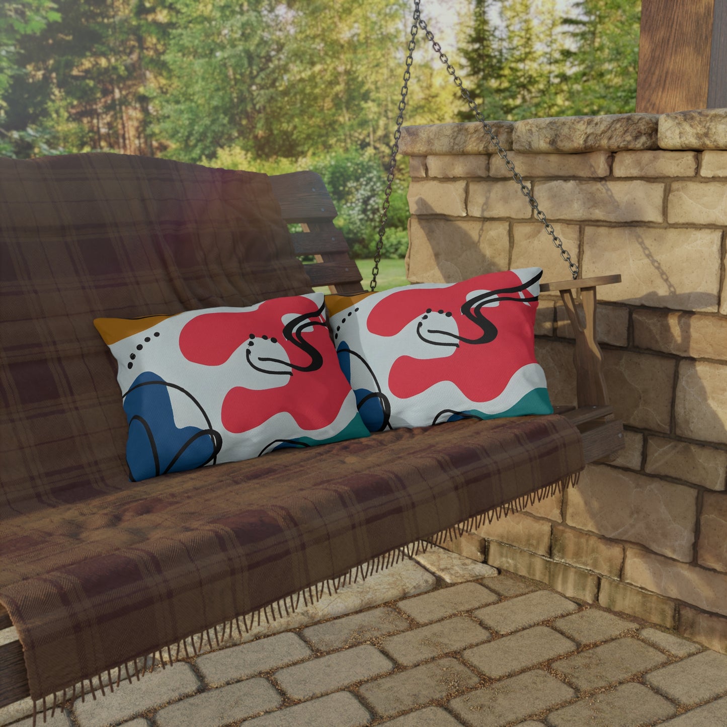 Manitou Winston - Outdoor Art Pillow