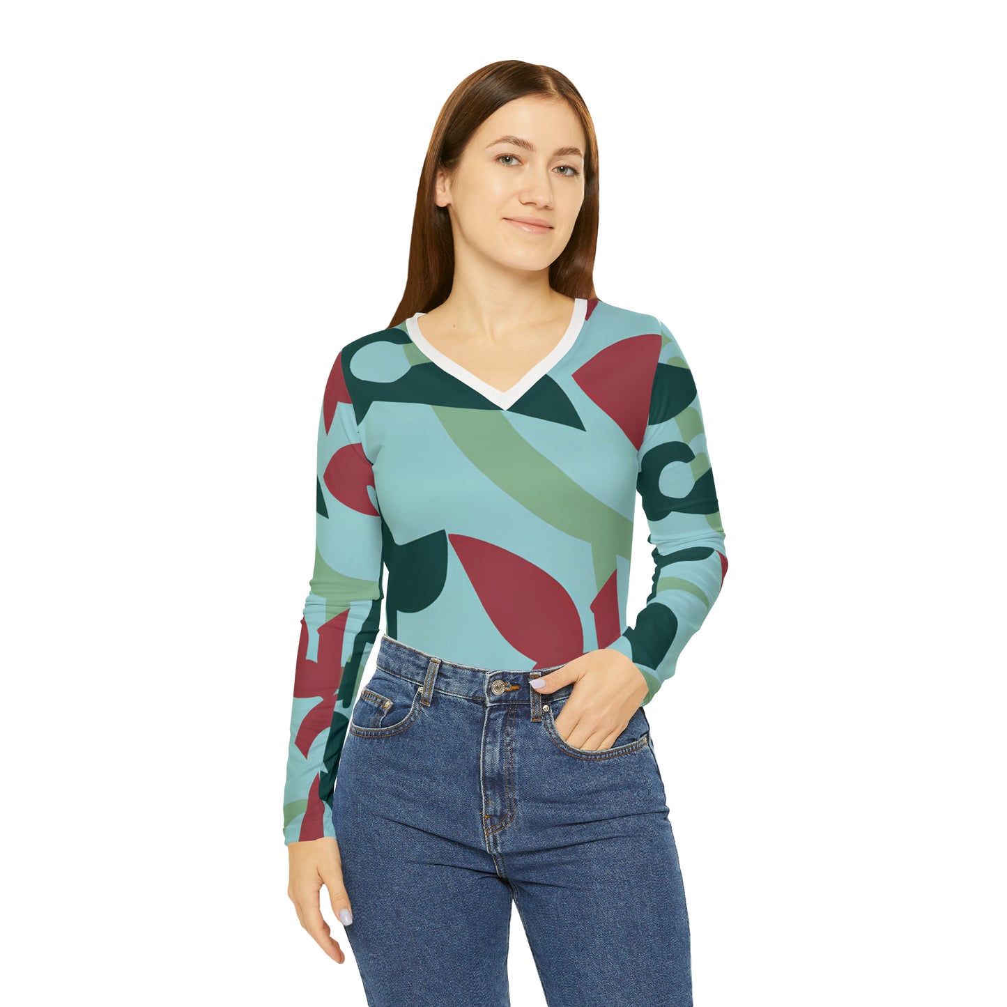 Chaparral Ione - Women's Long-Sleeve V-neck Shirt