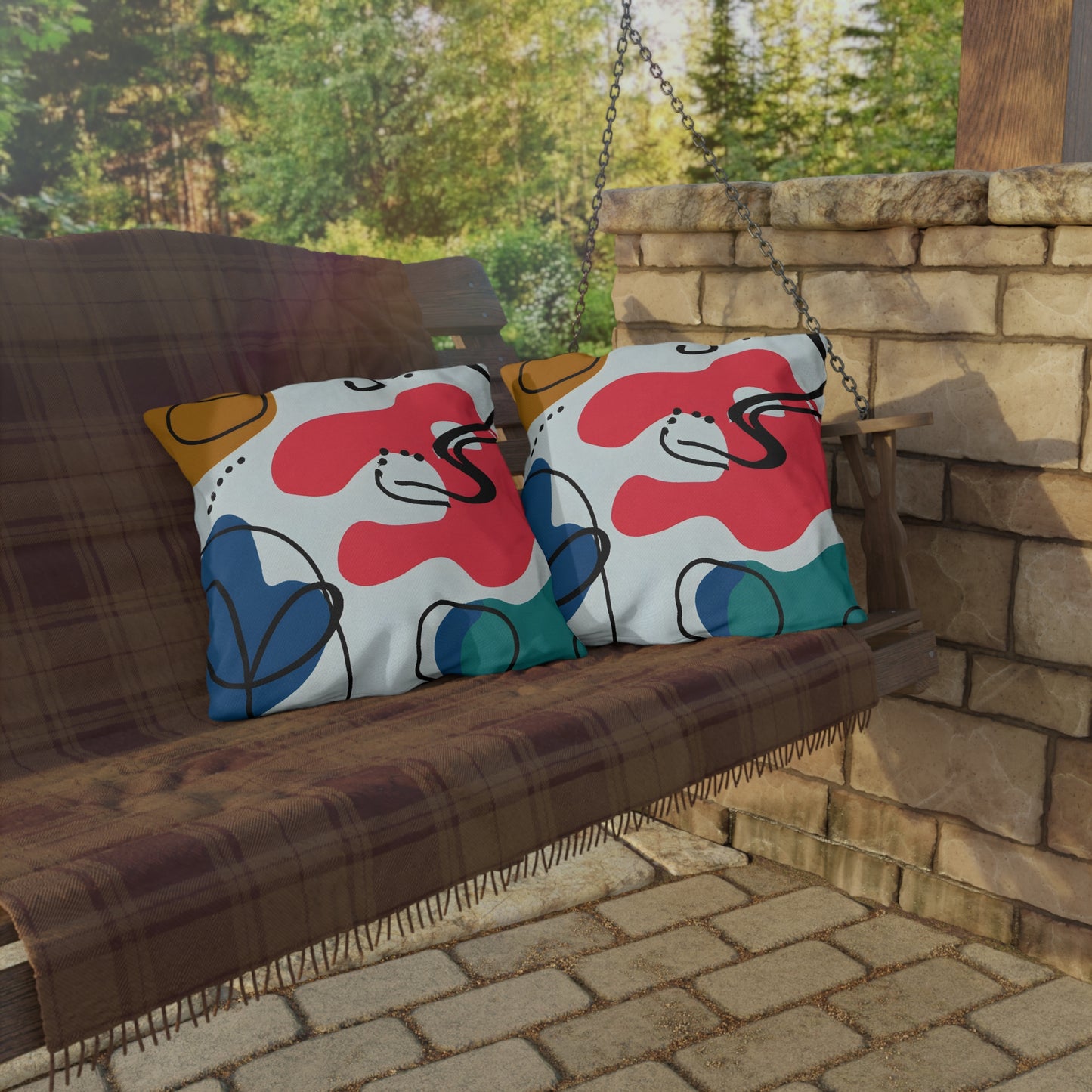 Manitou Winston - Outdoor Art Pillow