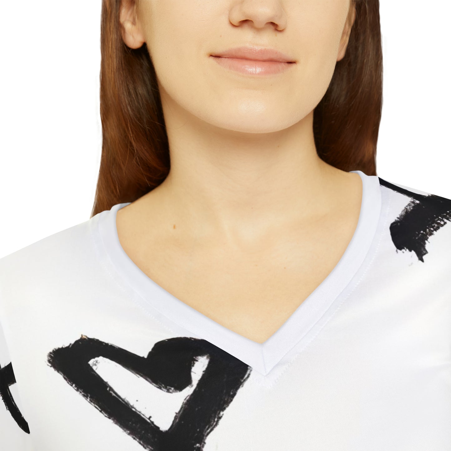 Cion Evelyn - Women's Long-Sleeve V-neck Shirt
