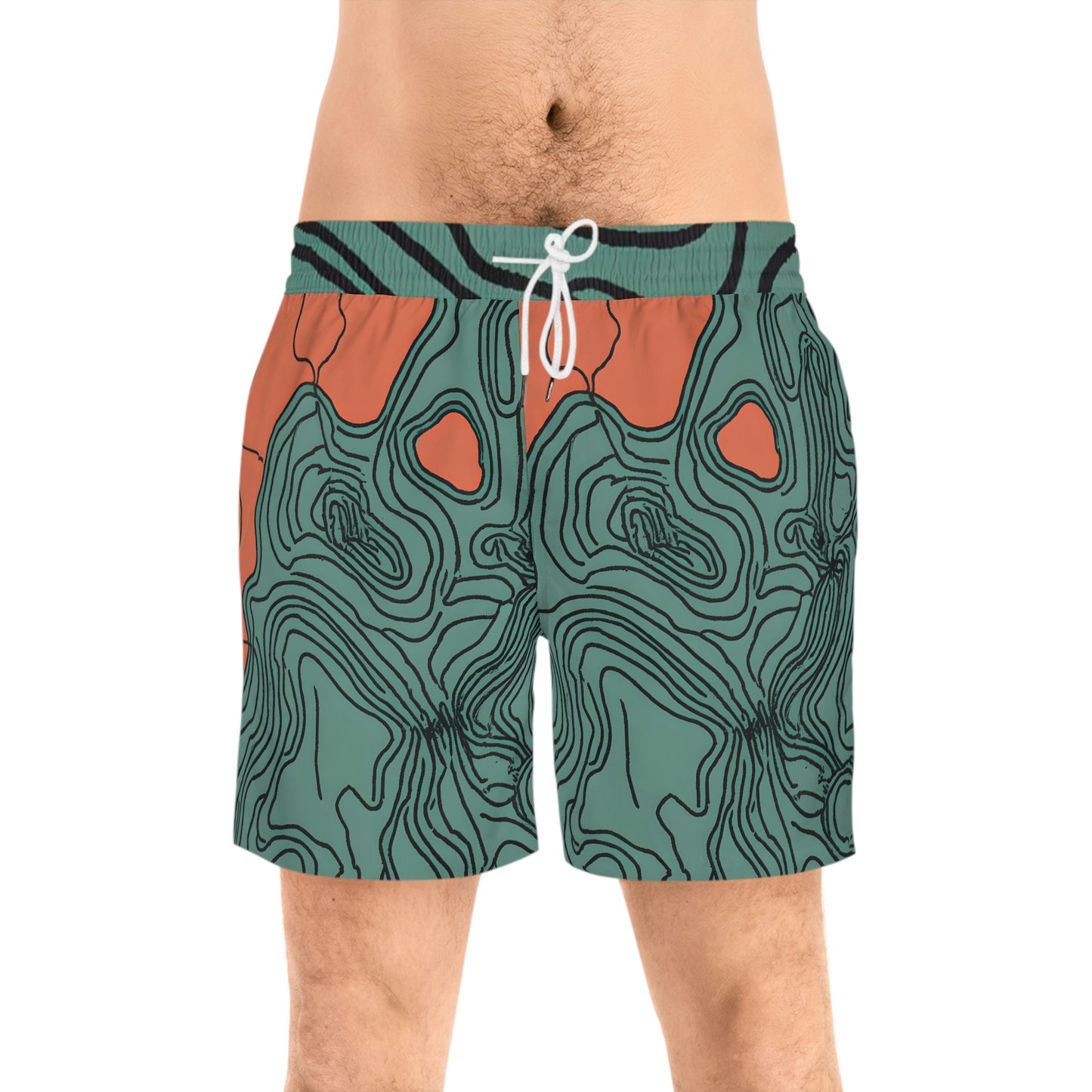 Mitri Evelyn - Men's Mid-Length Swim Shorts