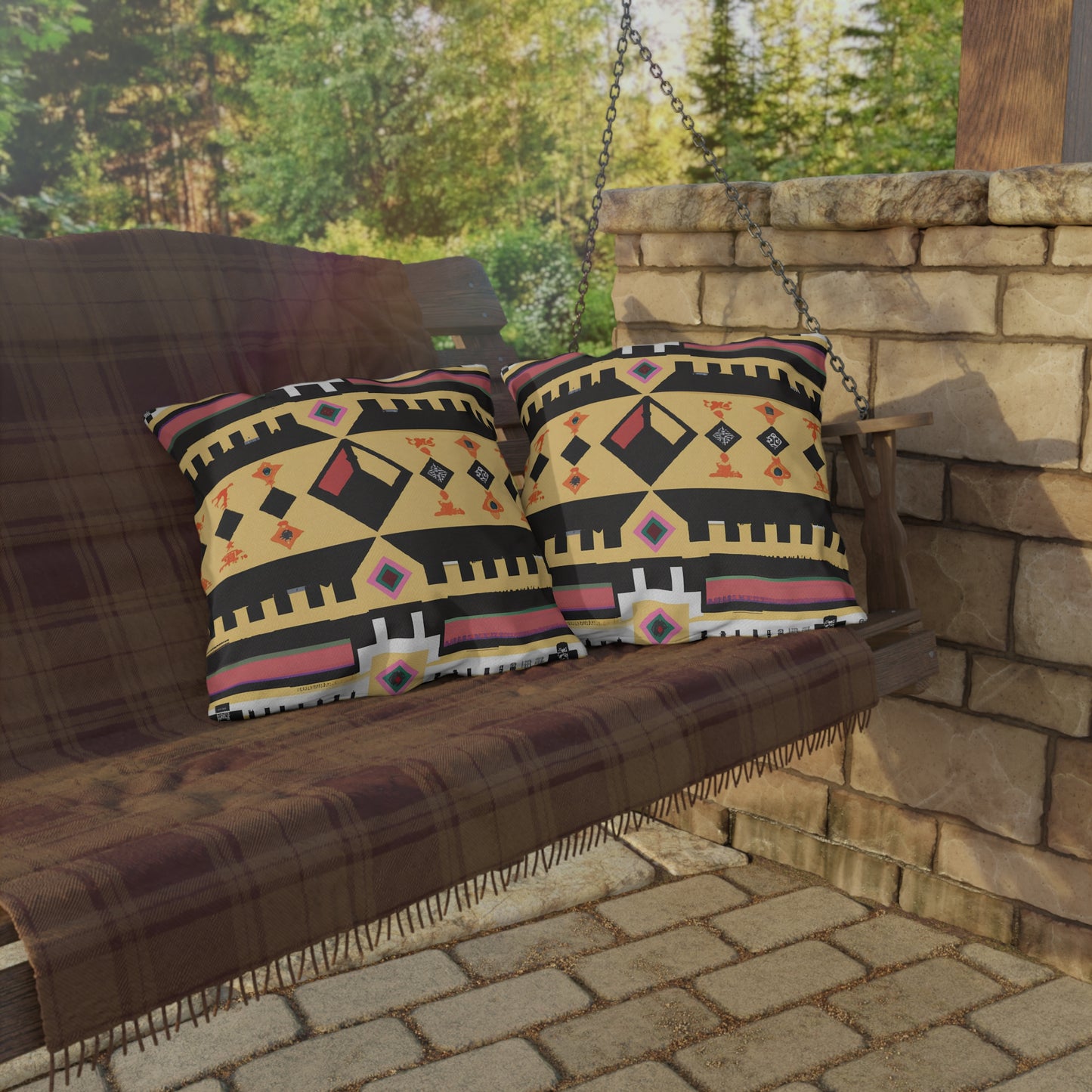 Nativa Hattie - Outdoor Art Pillow