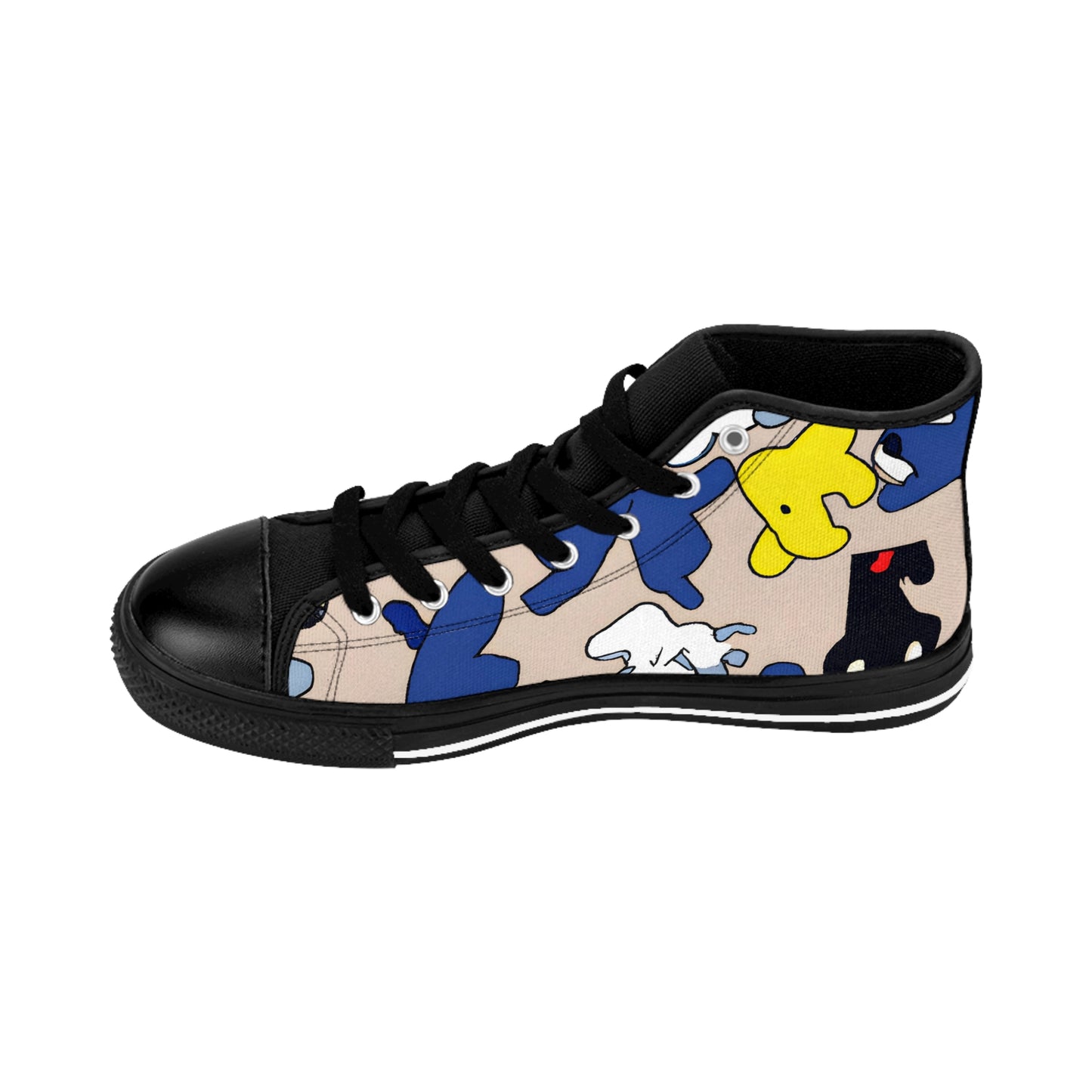 Munie Roscoe - Women's Classic HIgh-Top Sneakers