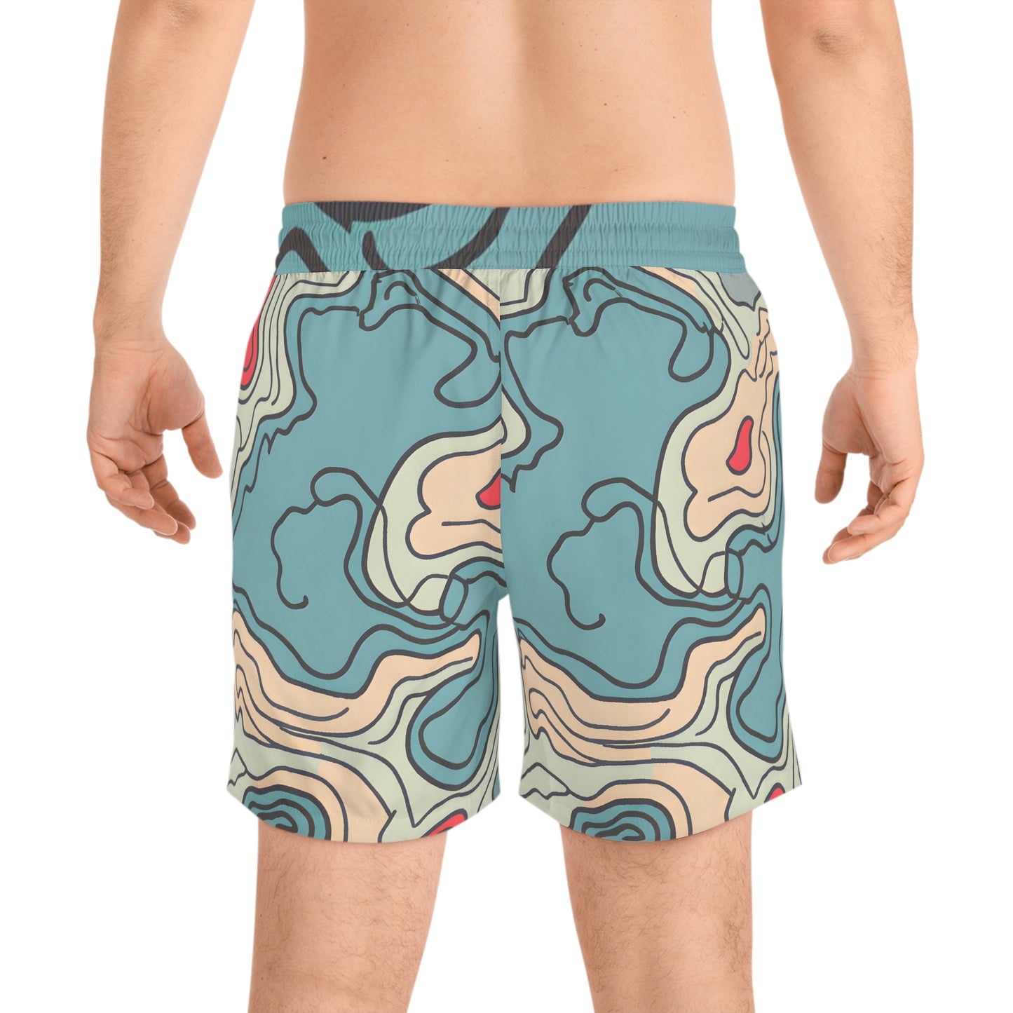 Mitri Ruthanne - Men's Mid-Length Swim Shorts