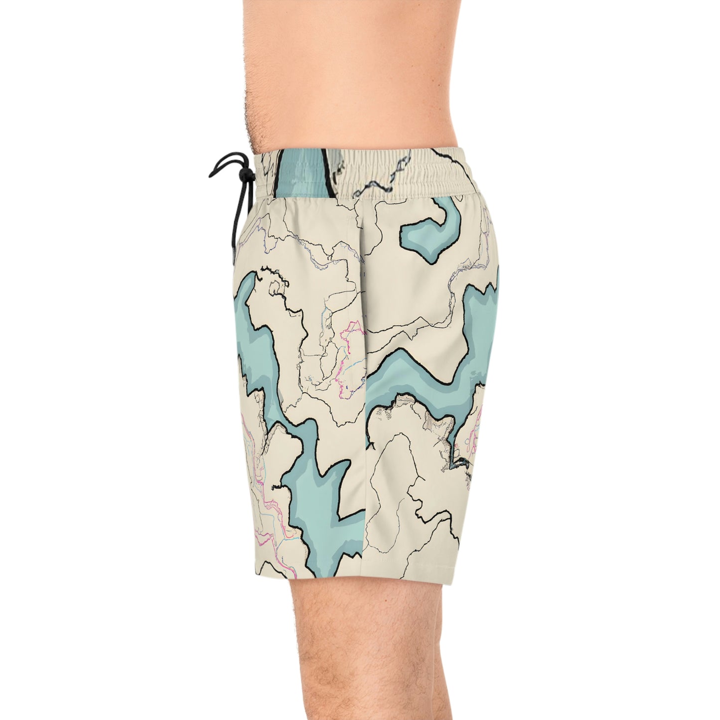 Mitri Lillyann - Men's Mid-Length Swim Shorts