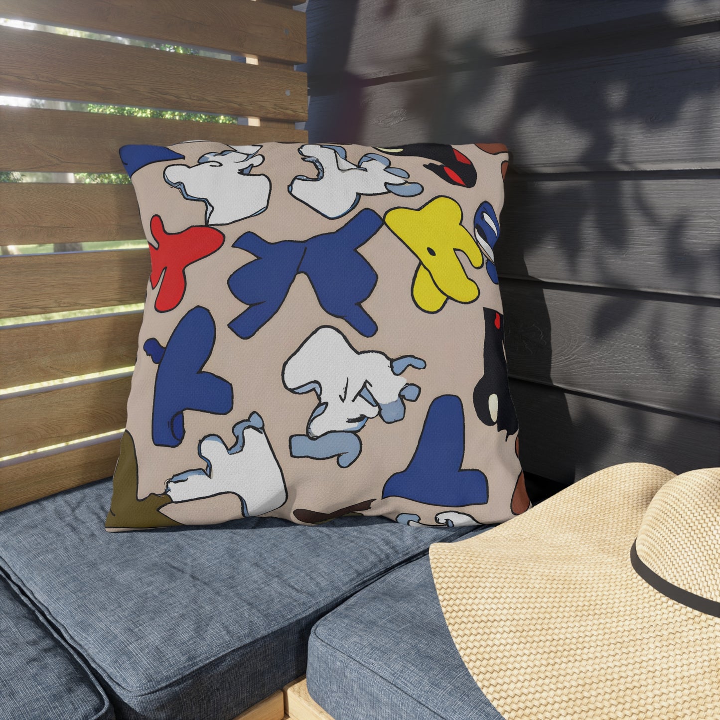 Munie Roscoe - Outdoor Art Pillow