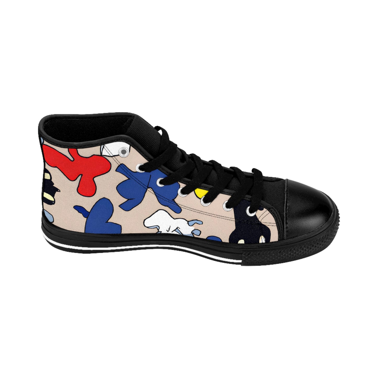 Munie Roscoe - Women's Classic HIgh-Top Sneakers