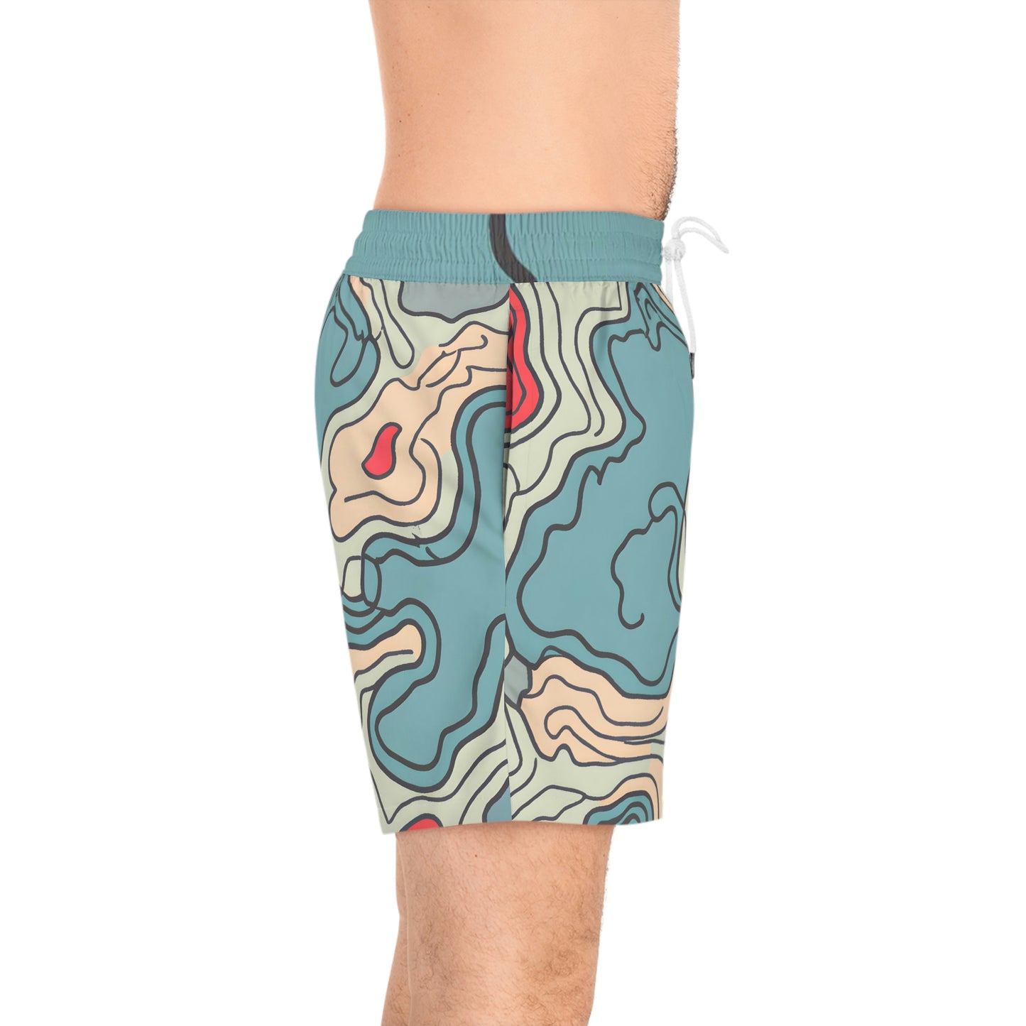 Mitri Ruthanne - Men's Mid-Length Swim Shorts